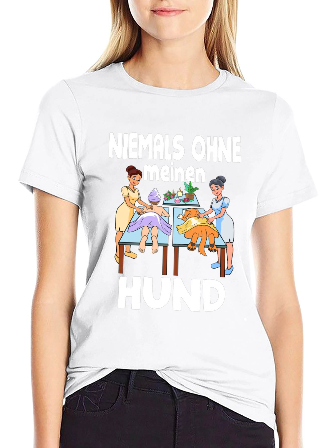 Niemals Ohne Meinen Hund T-Shirt