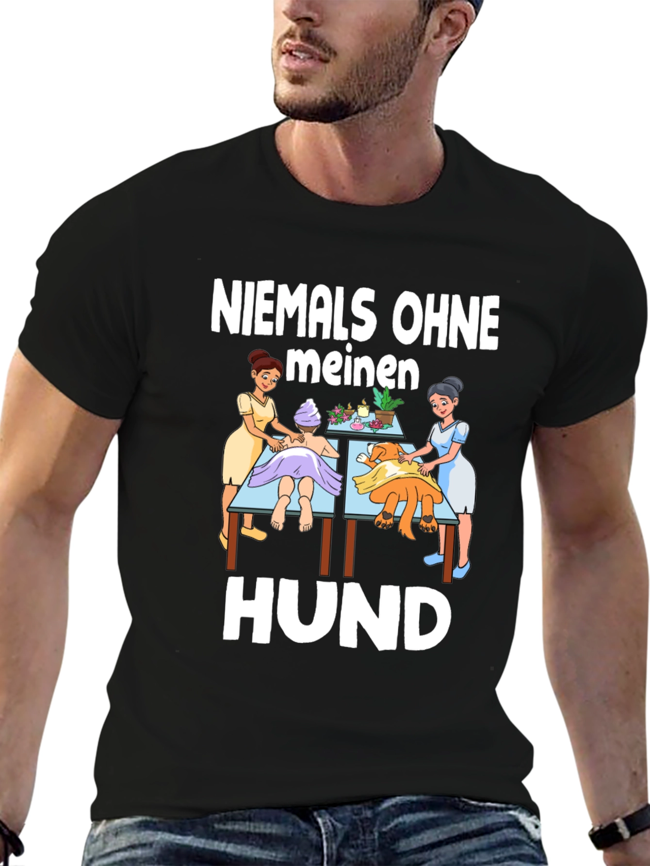 Niemals Ohne Meinen Hund T-Shirt