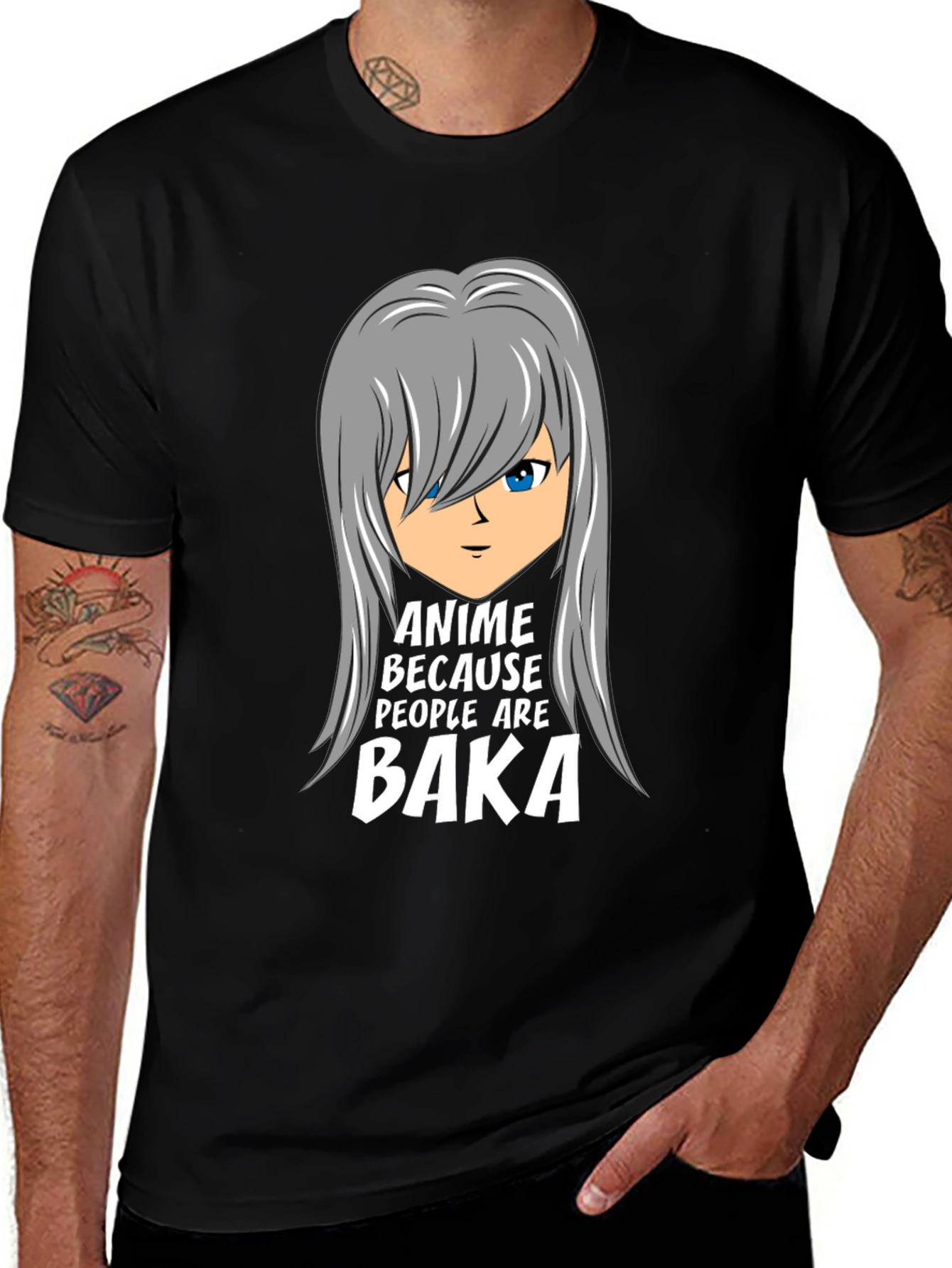Anime Baka Graphic Tee - Unisex