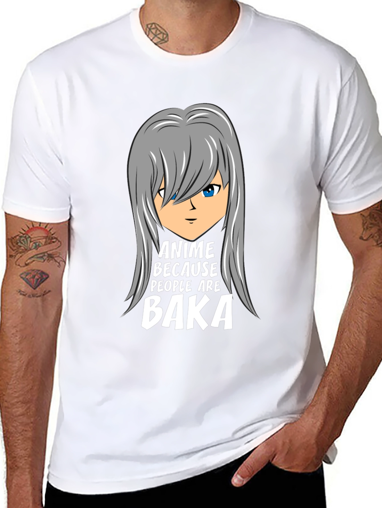 Anime Baka Graphic Tee - Unisex