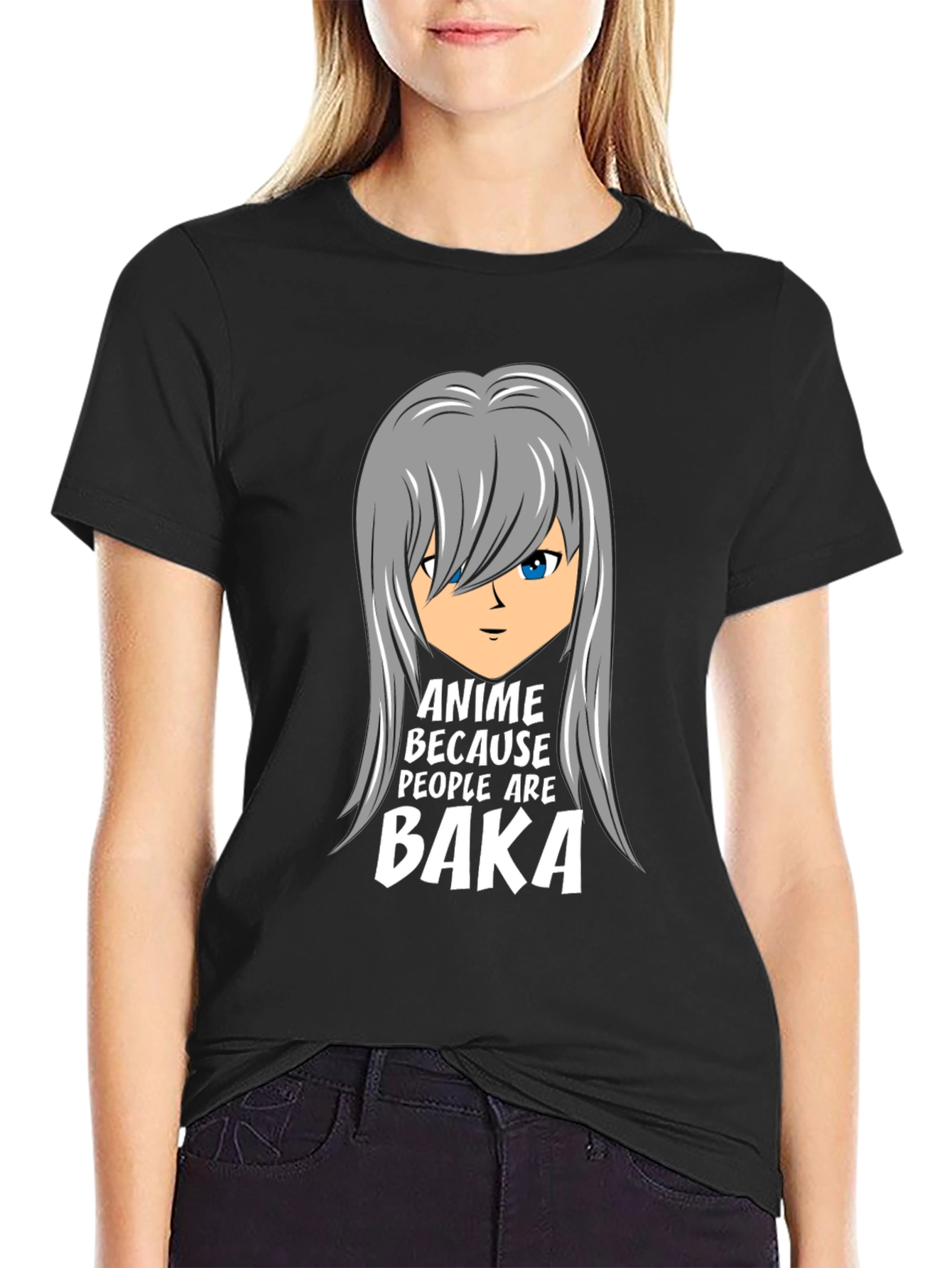 Anime Baka Graphic Tee - Unisex