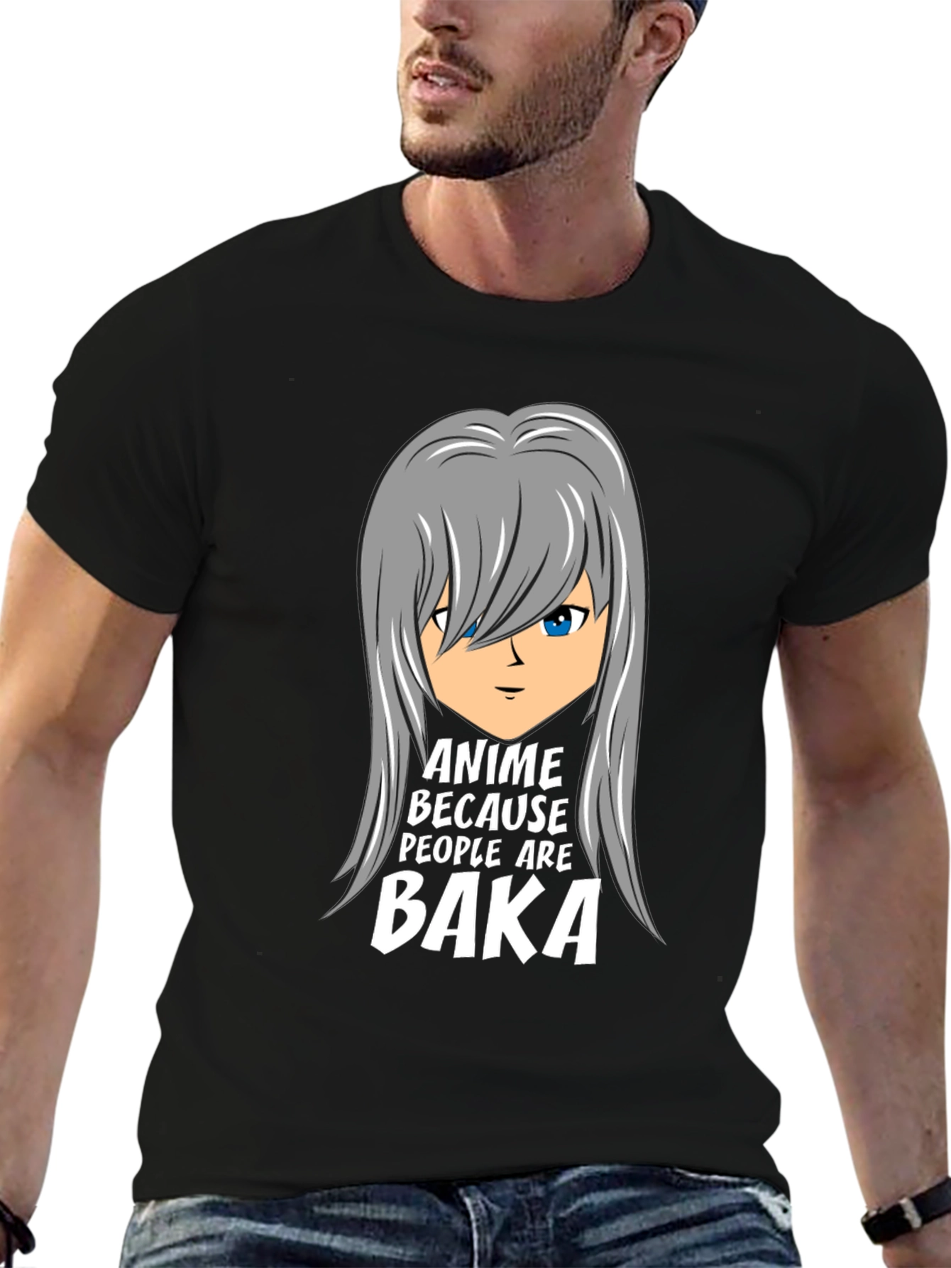 Anime Baka Graphic Tee - Unisex