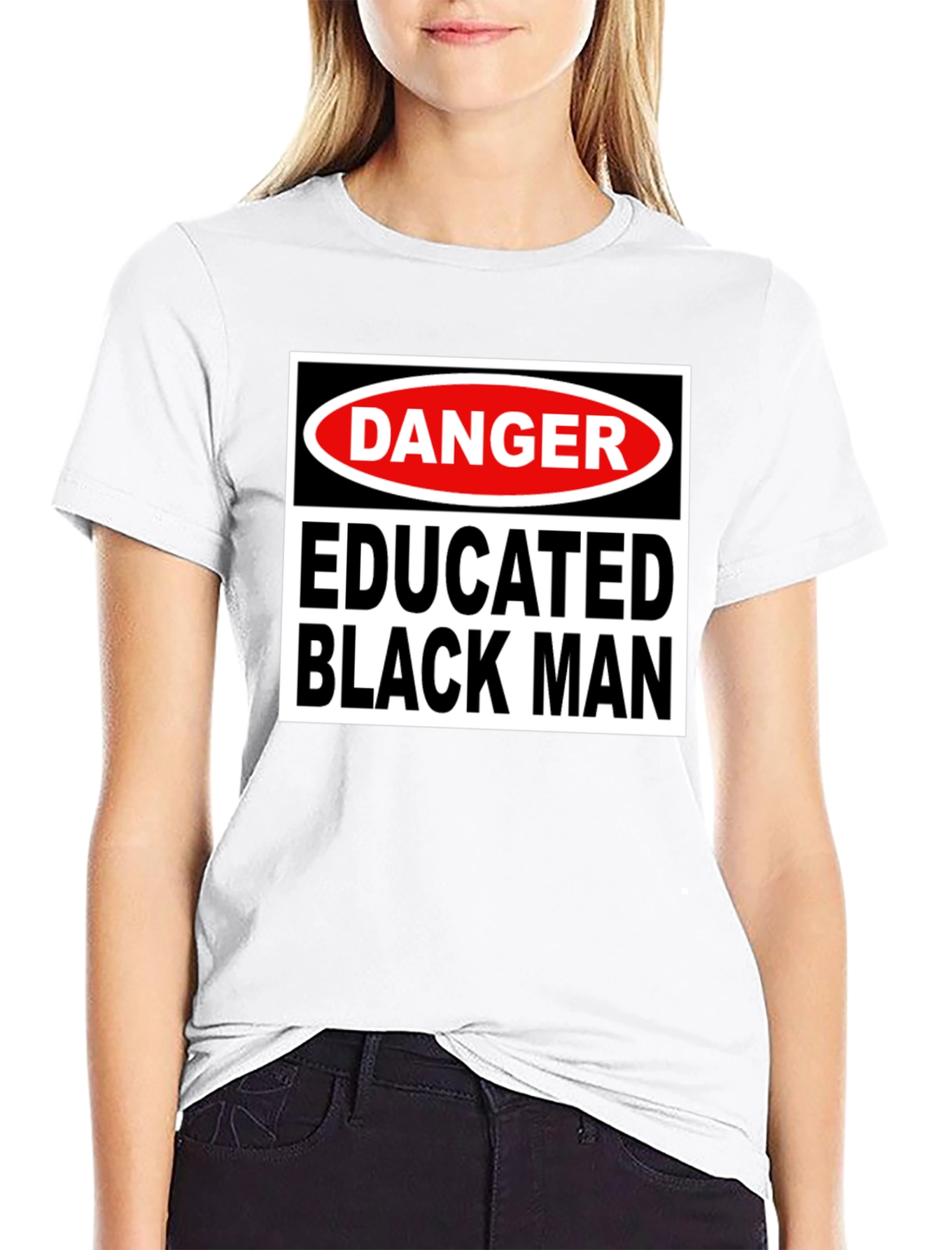 Danger Educated Black Man T-Shirt