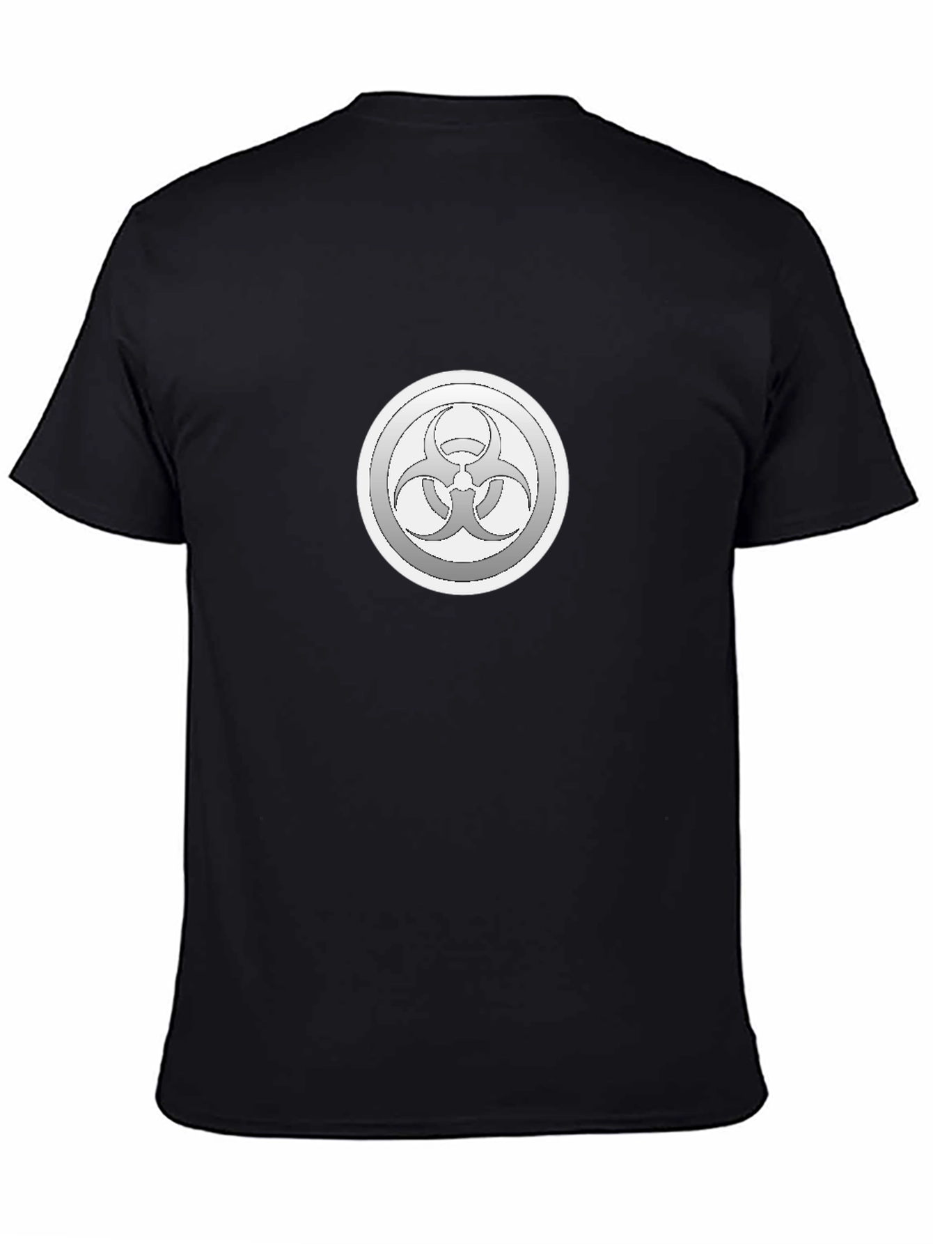 Biohazard Symbol Graphic Tee - Black
