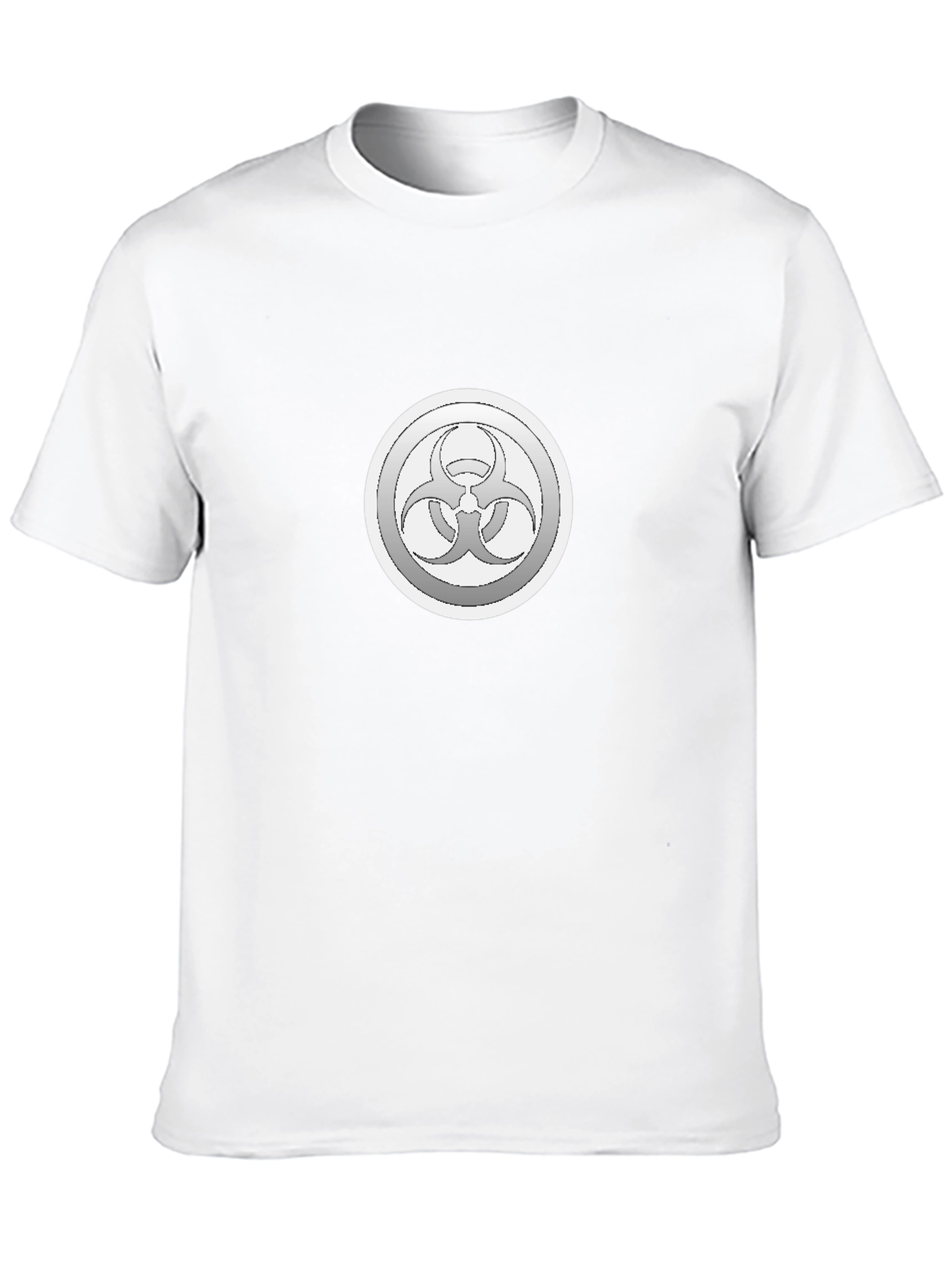 Biohazard Symbol Graphic Tee - Black
