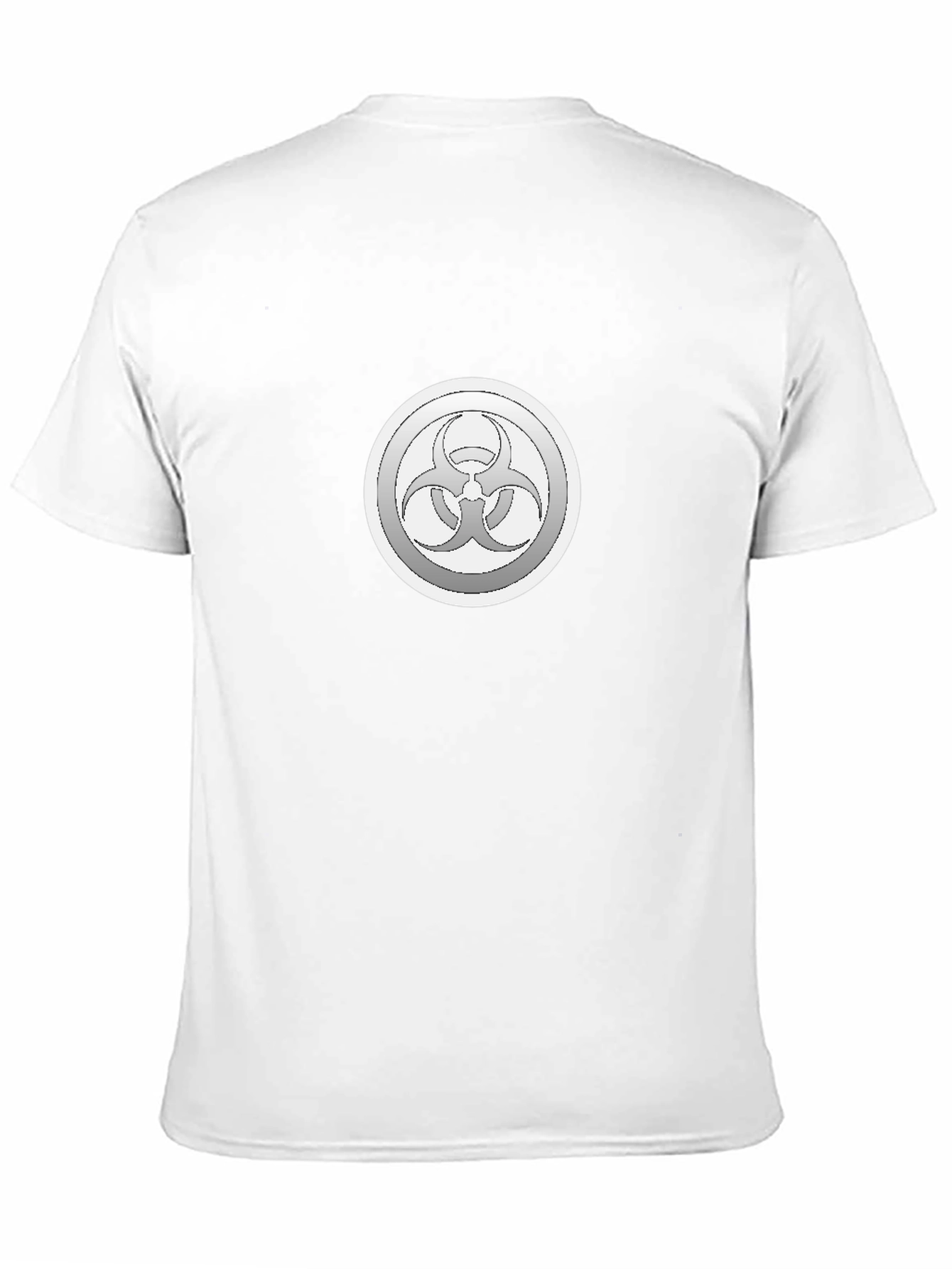 Biohazard Symbol Graphic Tee - Black