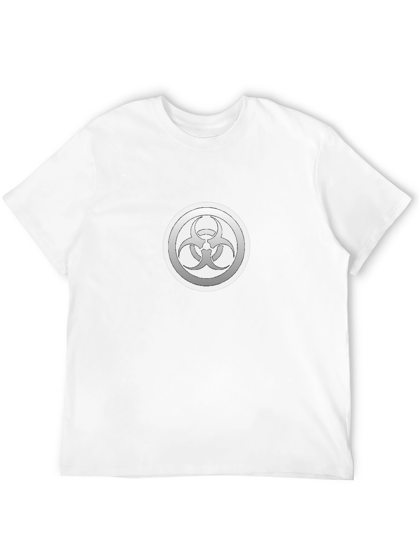 Biohazard Symbol Graphic Tee - Black