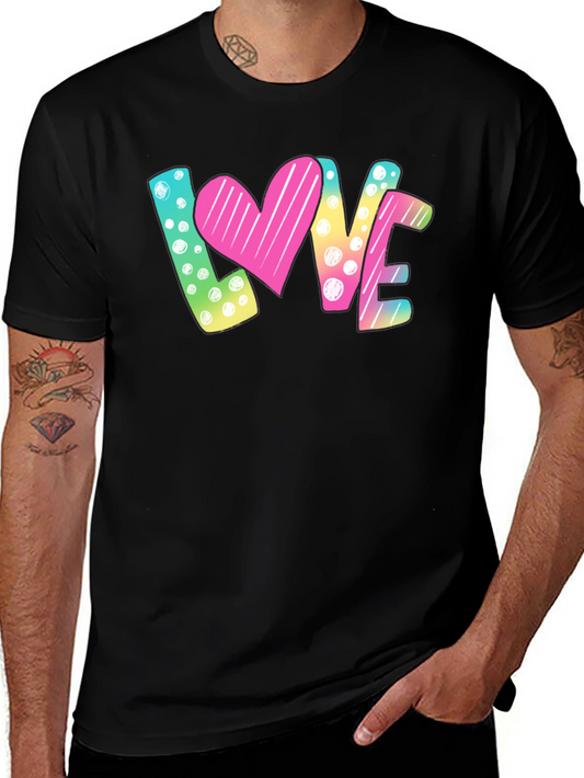 LOVE Graphic Print T-Shirt - Valentines Day
