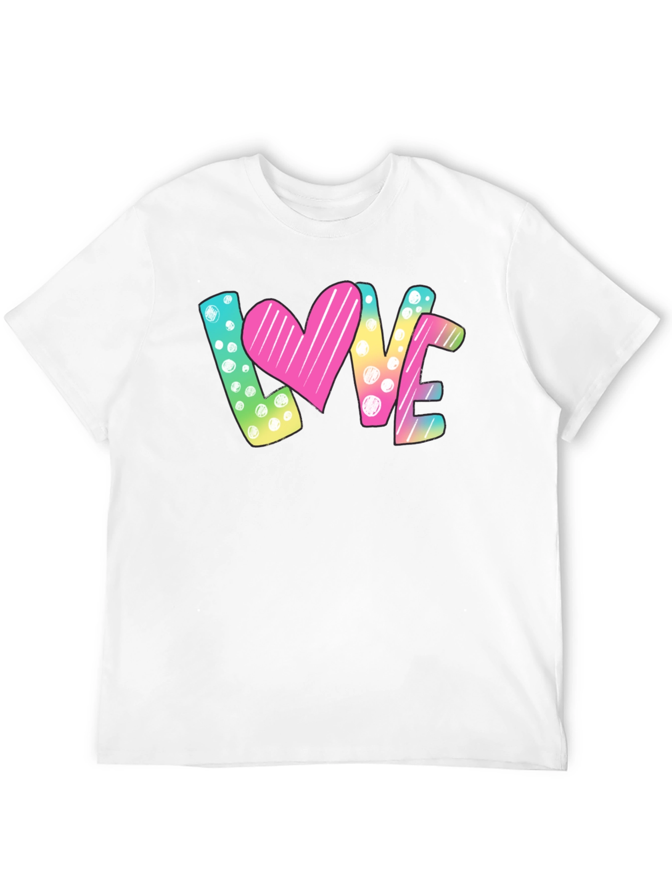 LOVE Graphic Print T-Shirt - Valentines Day