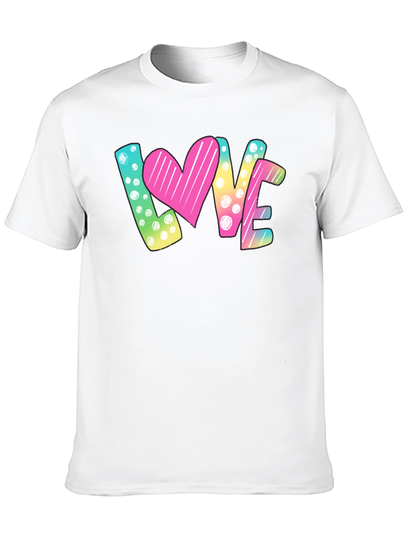 LOVE Graphic Print T-Shirt - Valentines Day