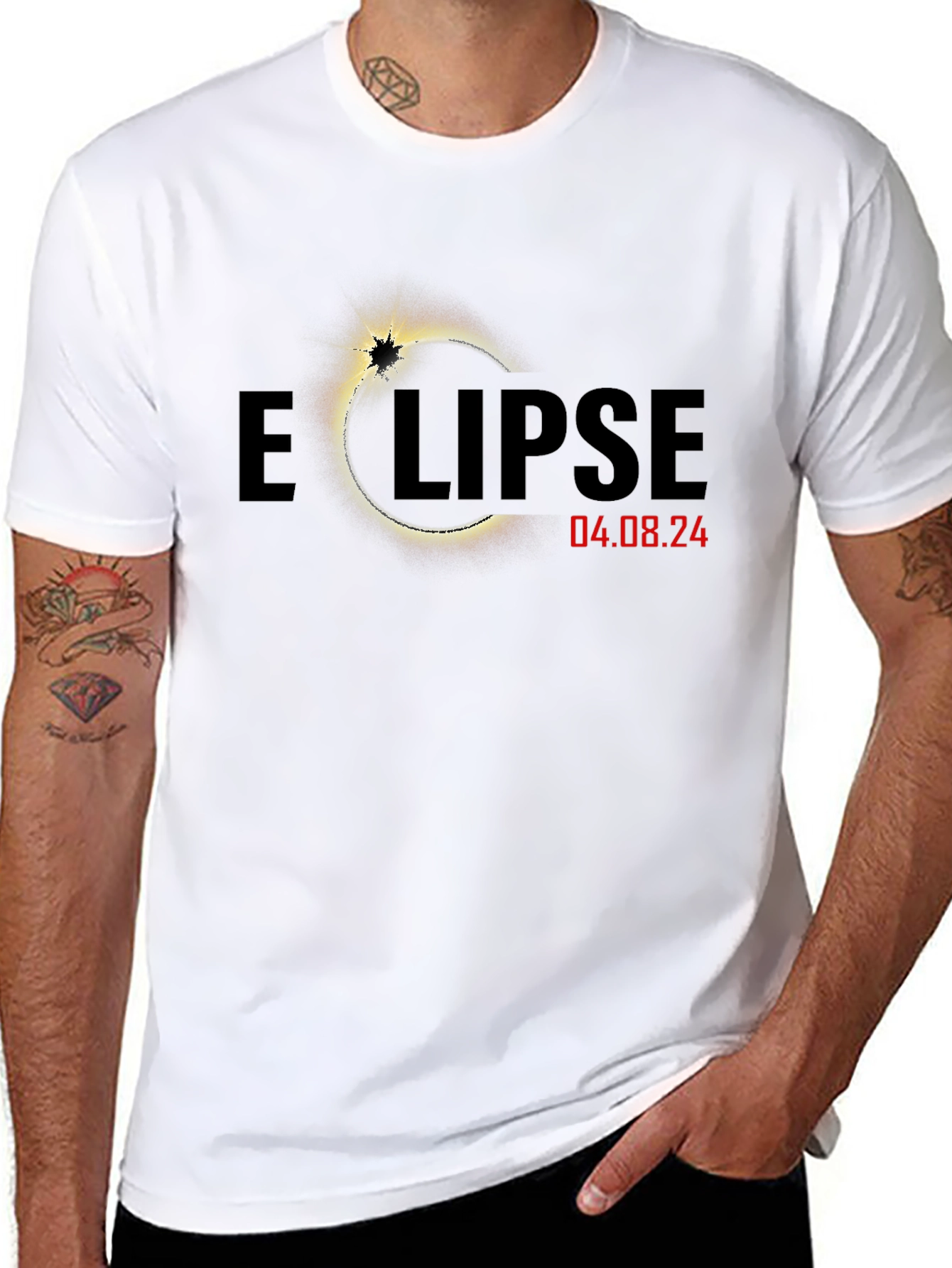 Eclipse 2024 Total Solar Event T-Shirt