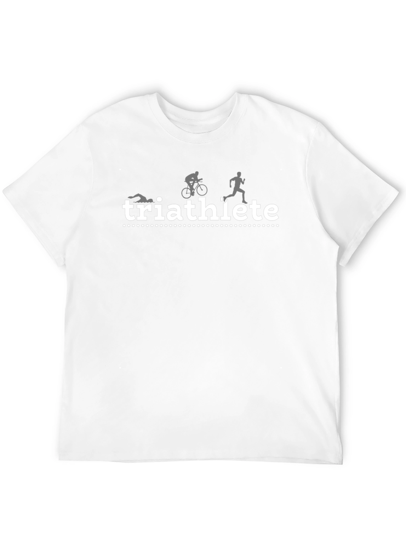 Triathlete Graphic T-Shirt - Black