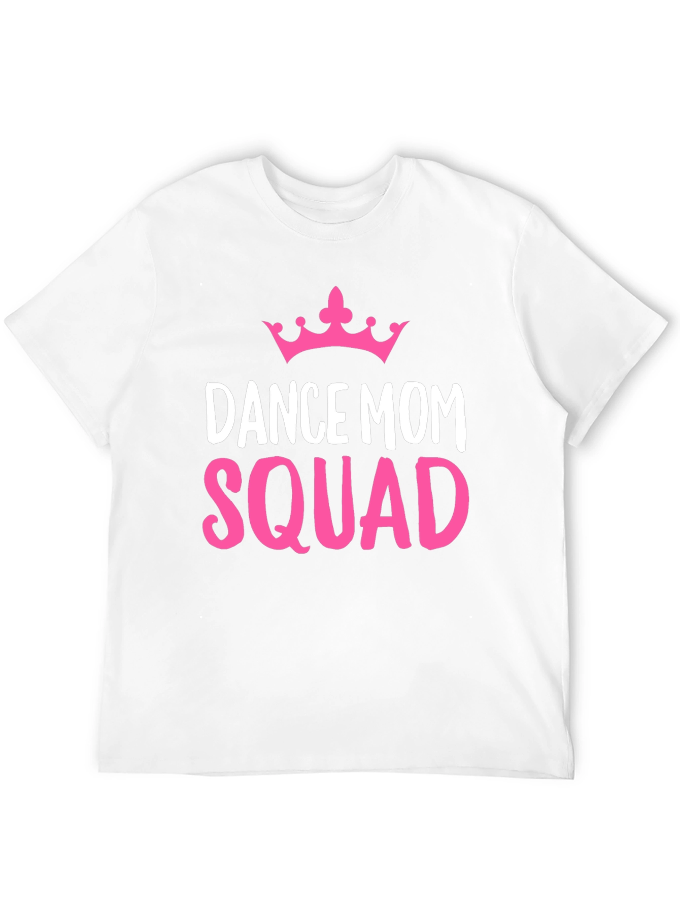 Dance Mom Squad Tee - Pink Crown Graphic