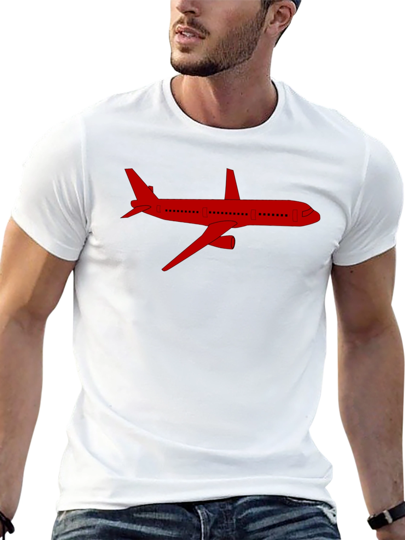 Airplane Graphic Tee - Aviation Enthusiast Shirt