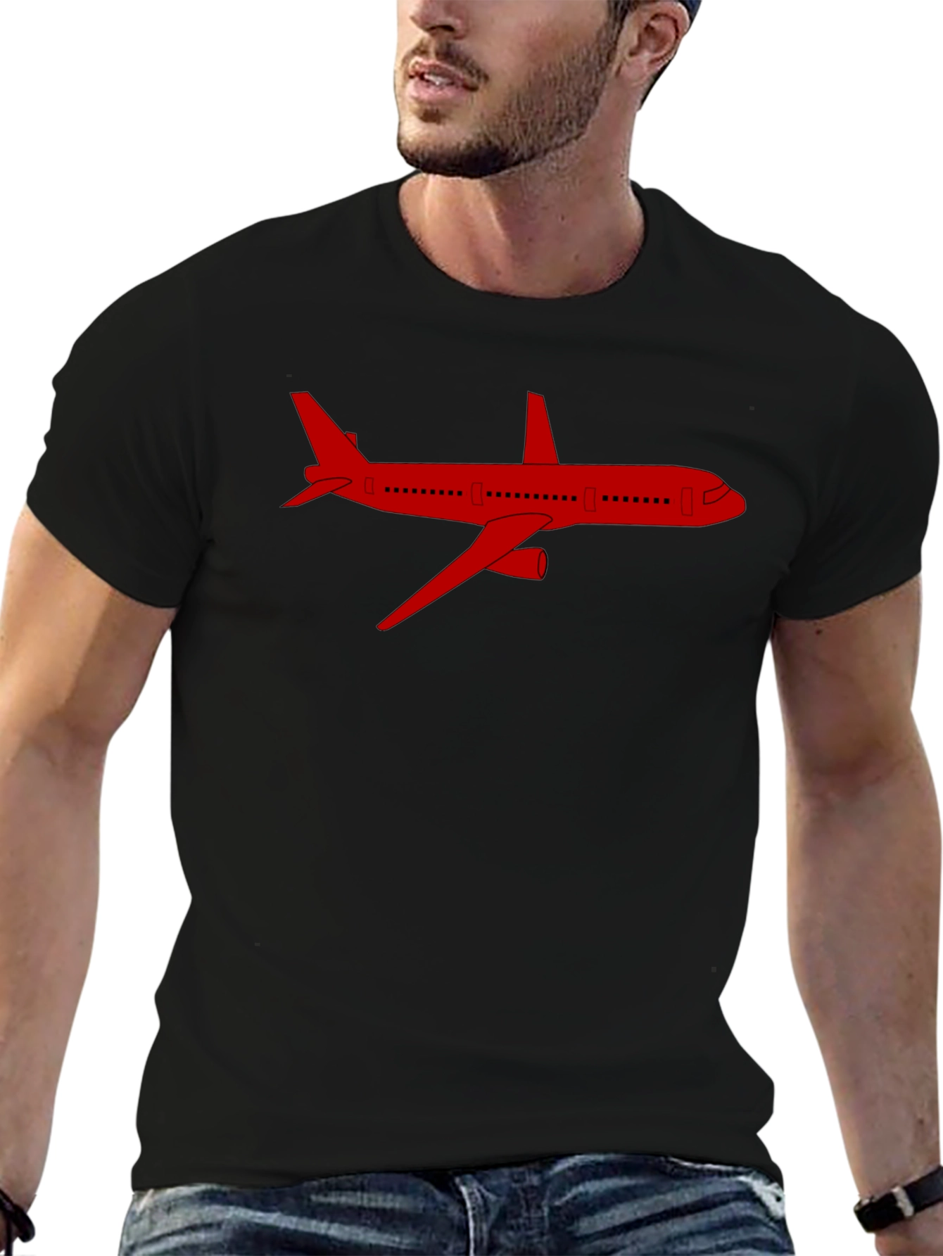 Airplane Graphic Tee - Aviation Enthusiast Shirt