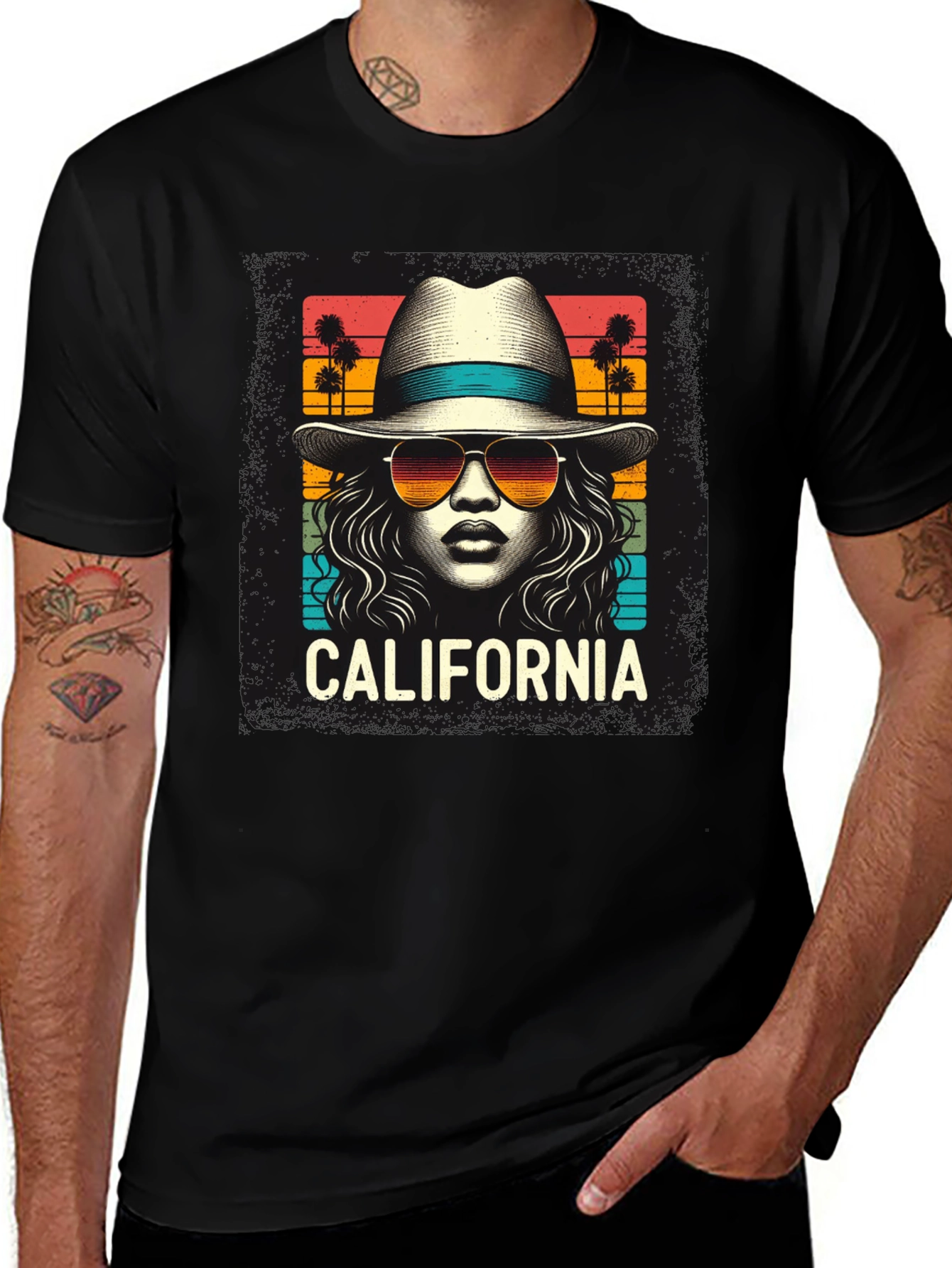 California Graphic T-Shirt - Retro Style Tee