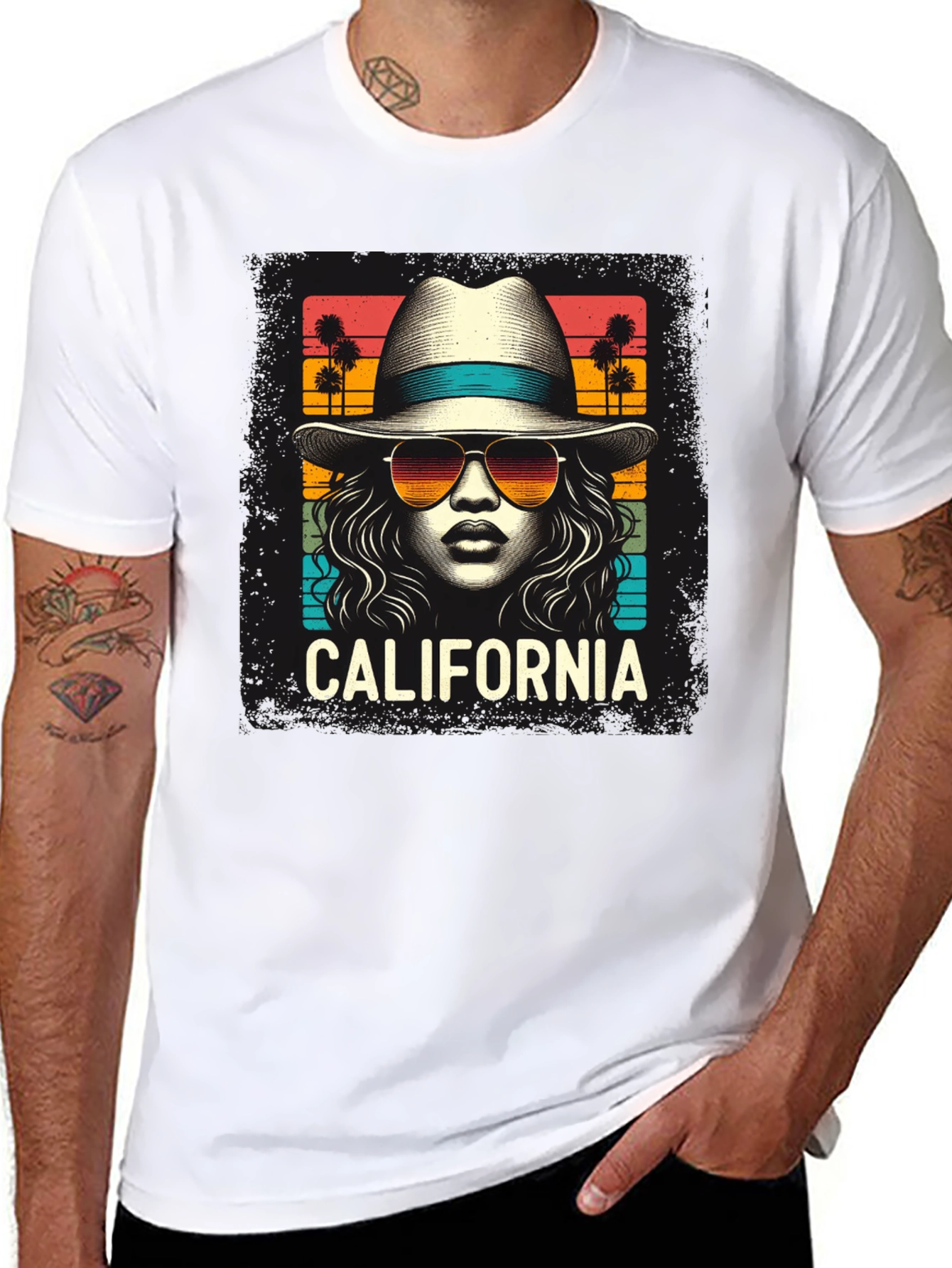 California Graphic T-Shirt - Retro Style Tee