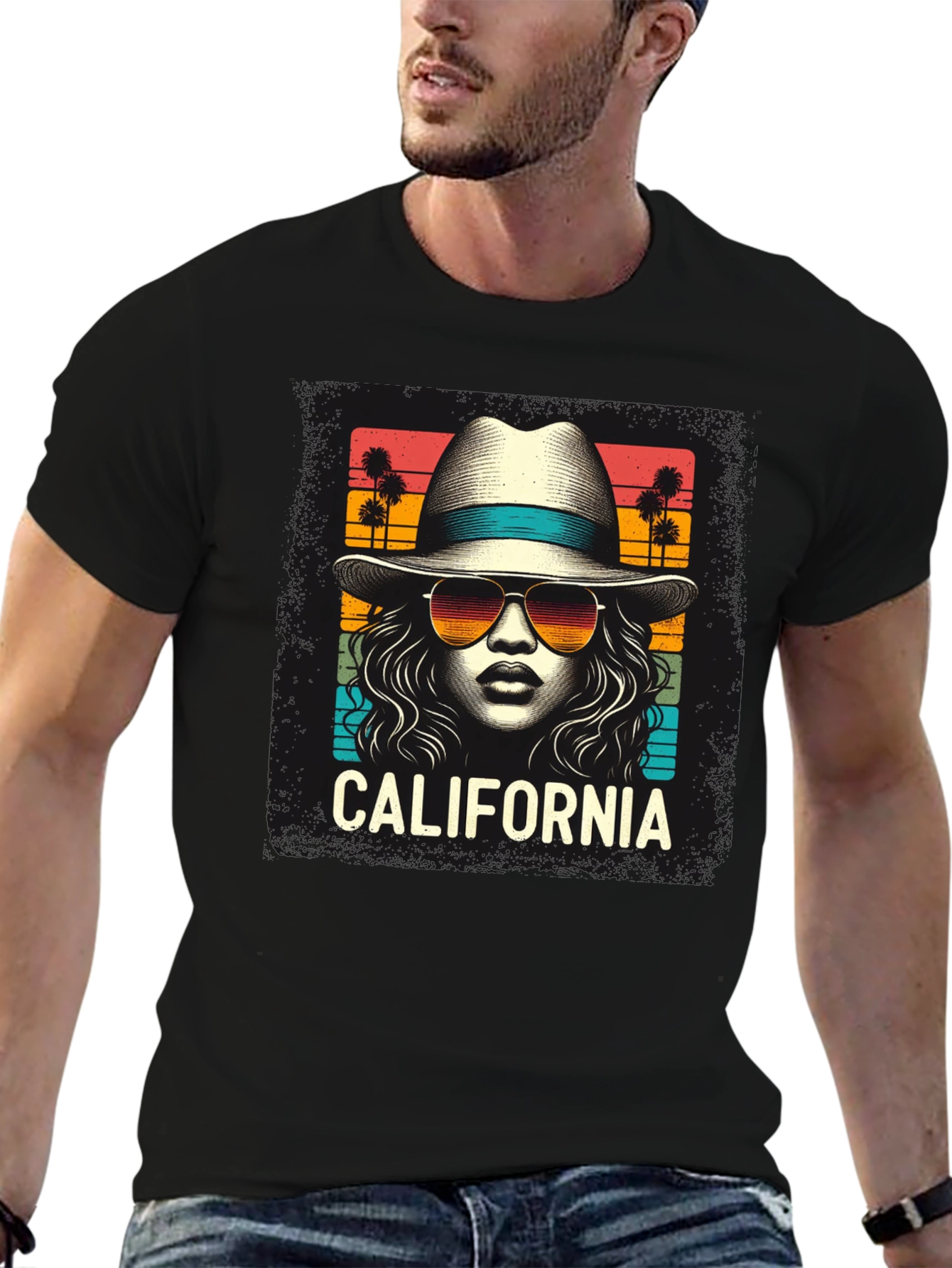 California Graphic T-Shirt - Retro Style Tee