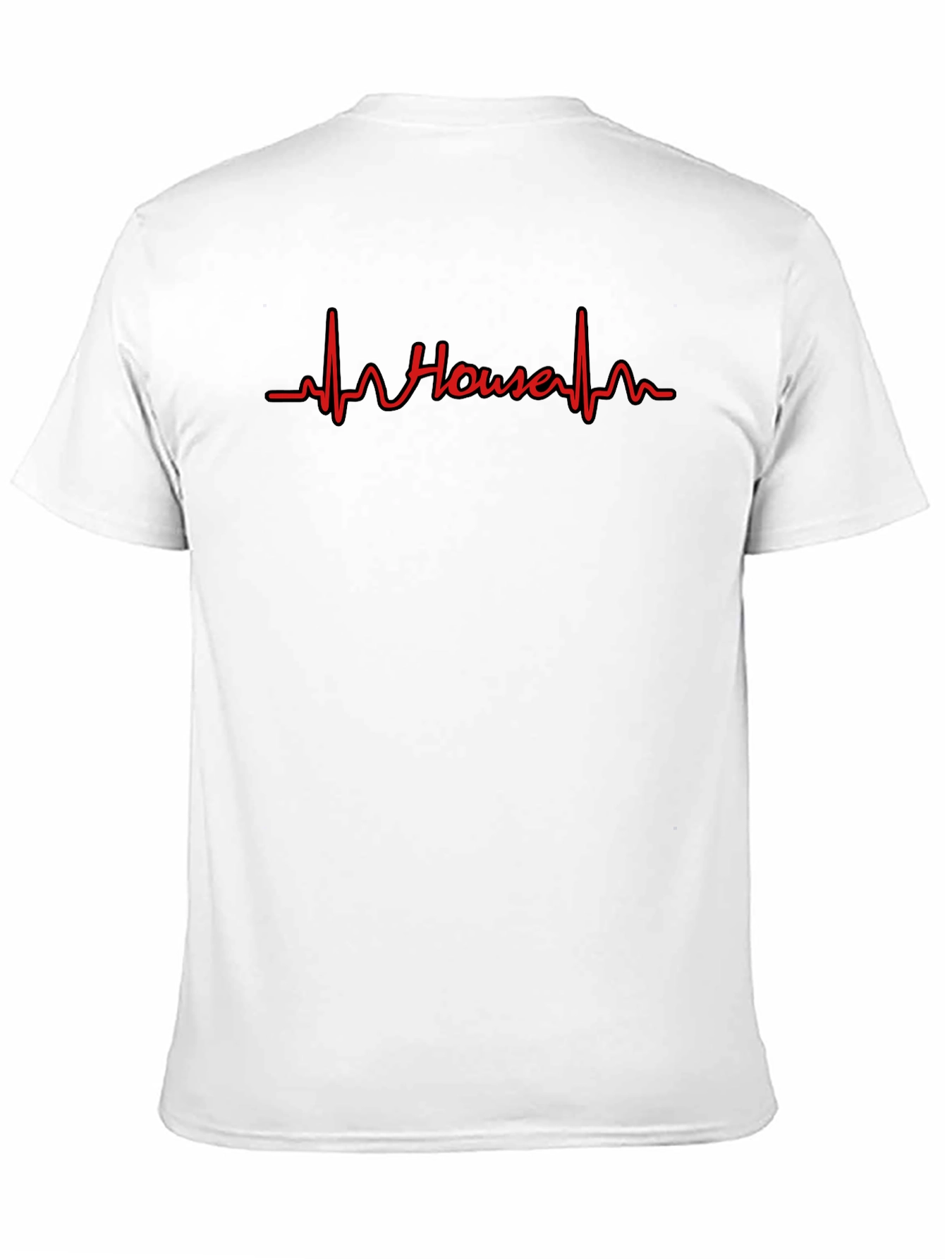 House Music Heartbeat T-Shirt - Black