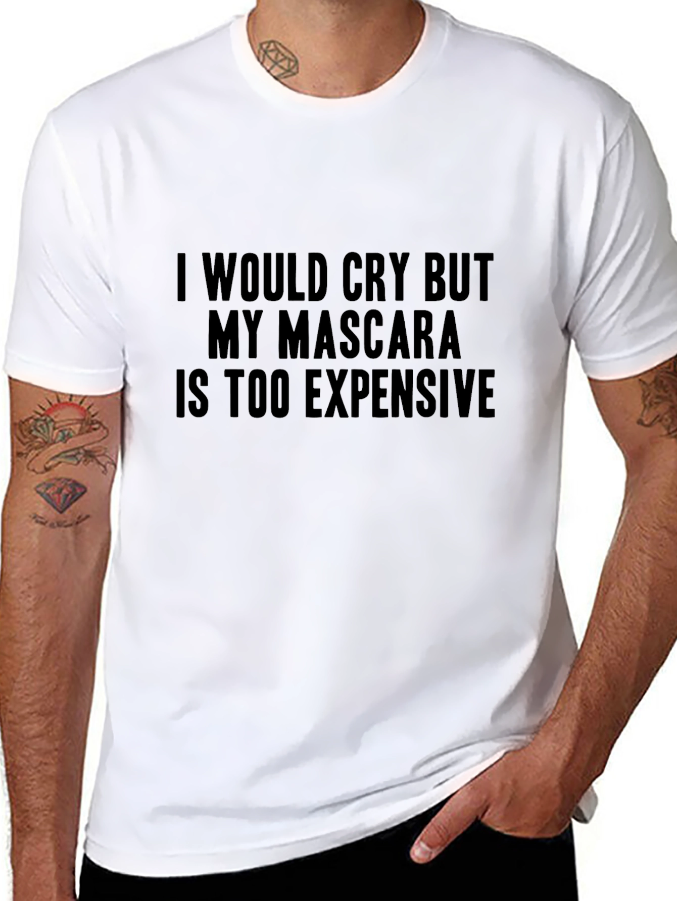 Mascara Too Expensive Funny T-Shirt