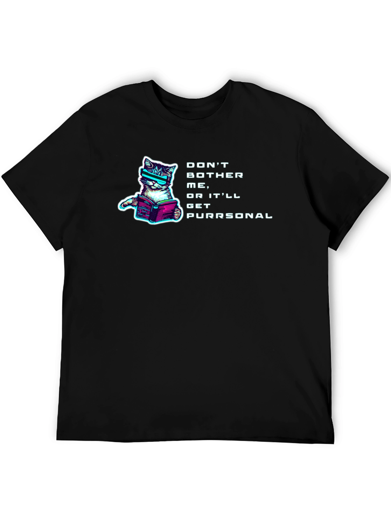 Cyberpunk Cat T-Shirt - Dont Bother Me!