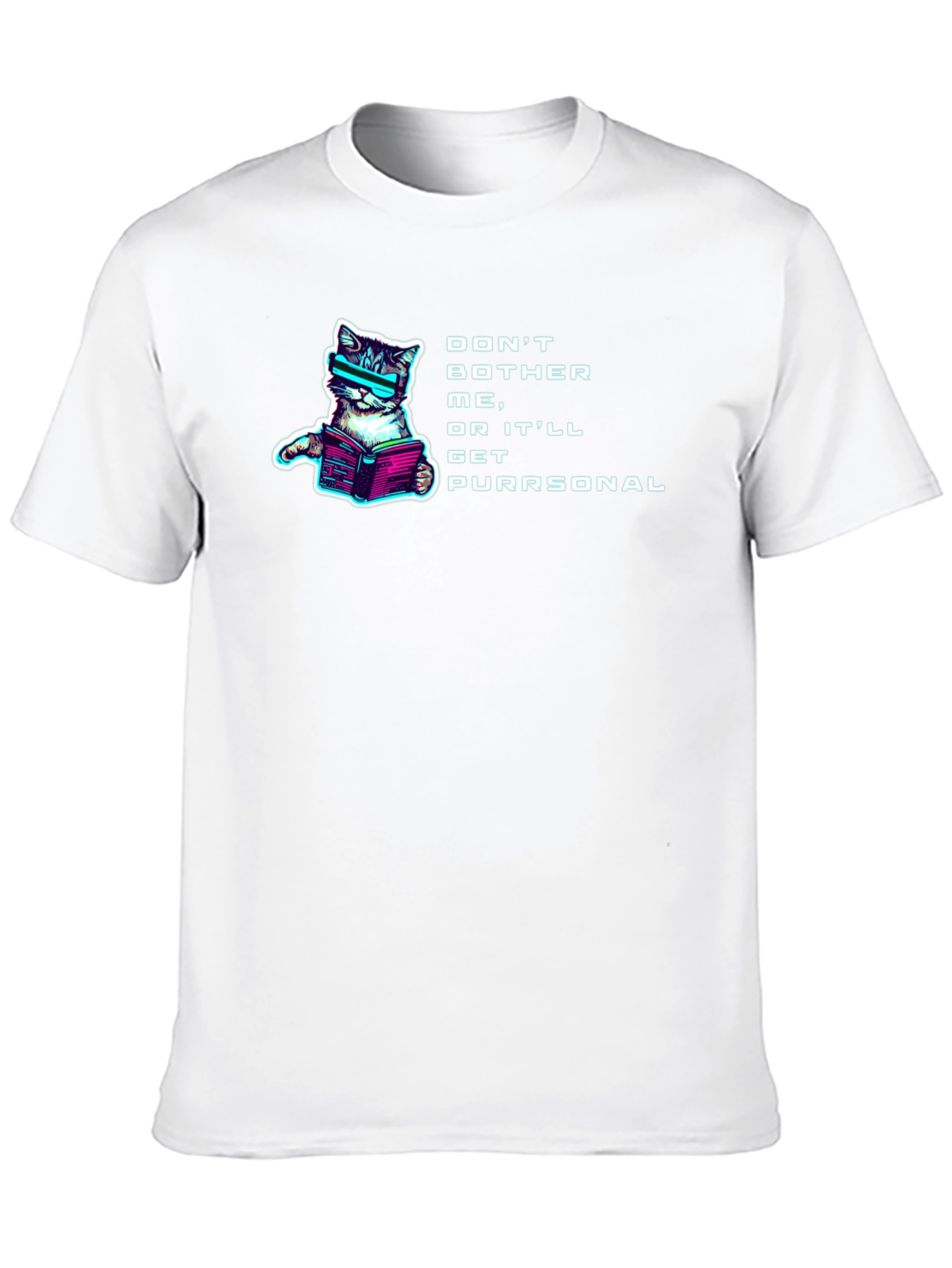 Cyberpunk Cat T-Shirt - Dont Bother Me!