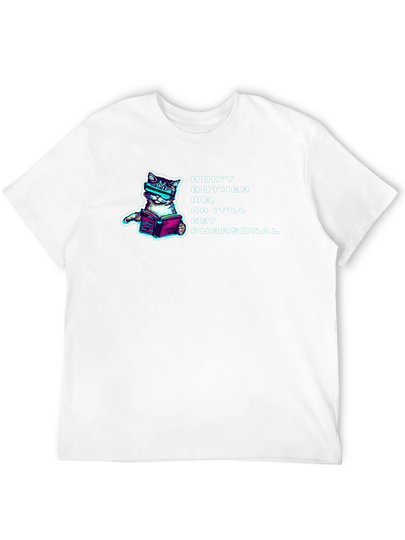 Cyberpunk Cat T-Shirt - Dont Bother Me!