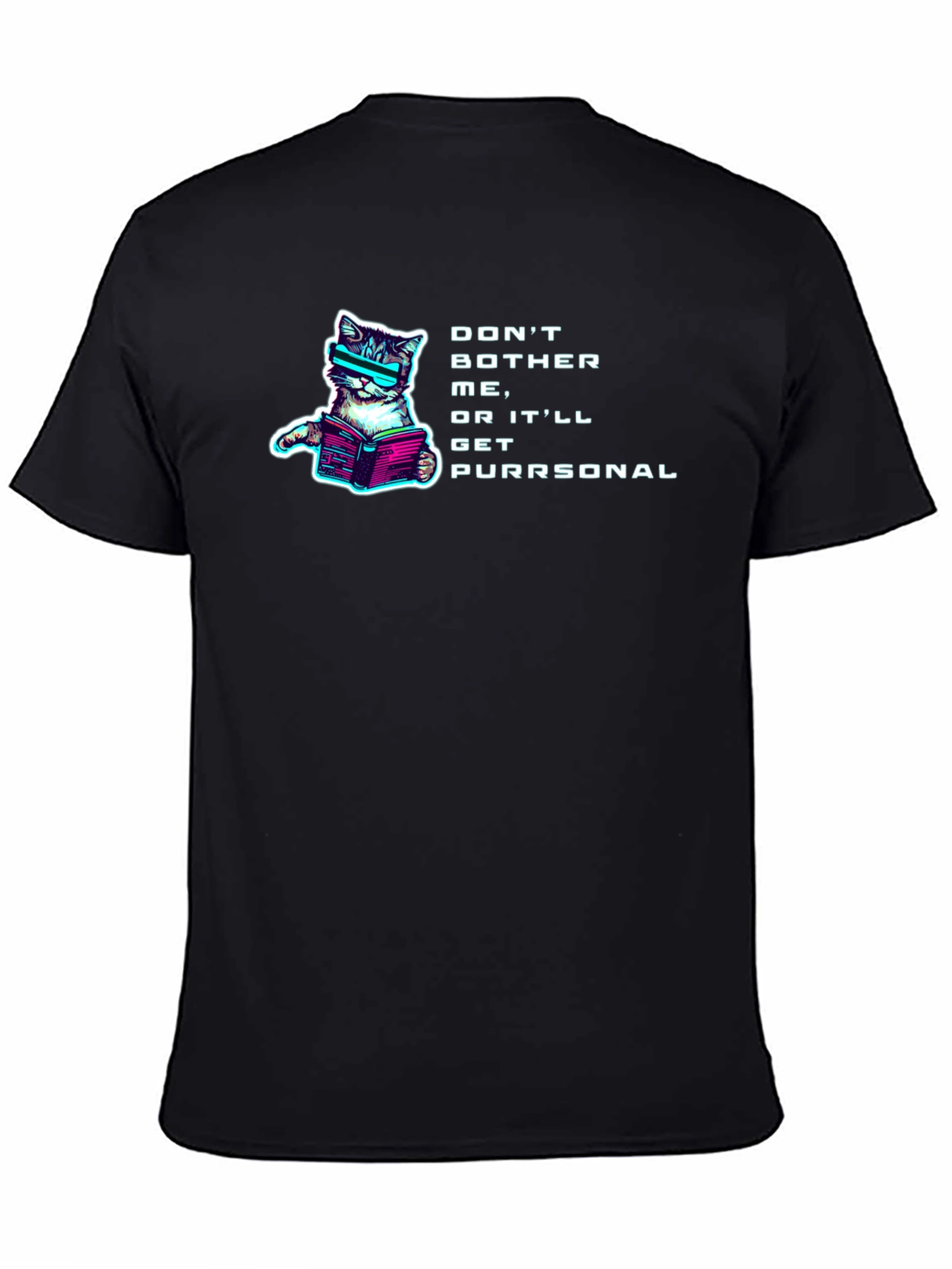 Cyberpunk Cat T-Shirt - Dont Bother Me!