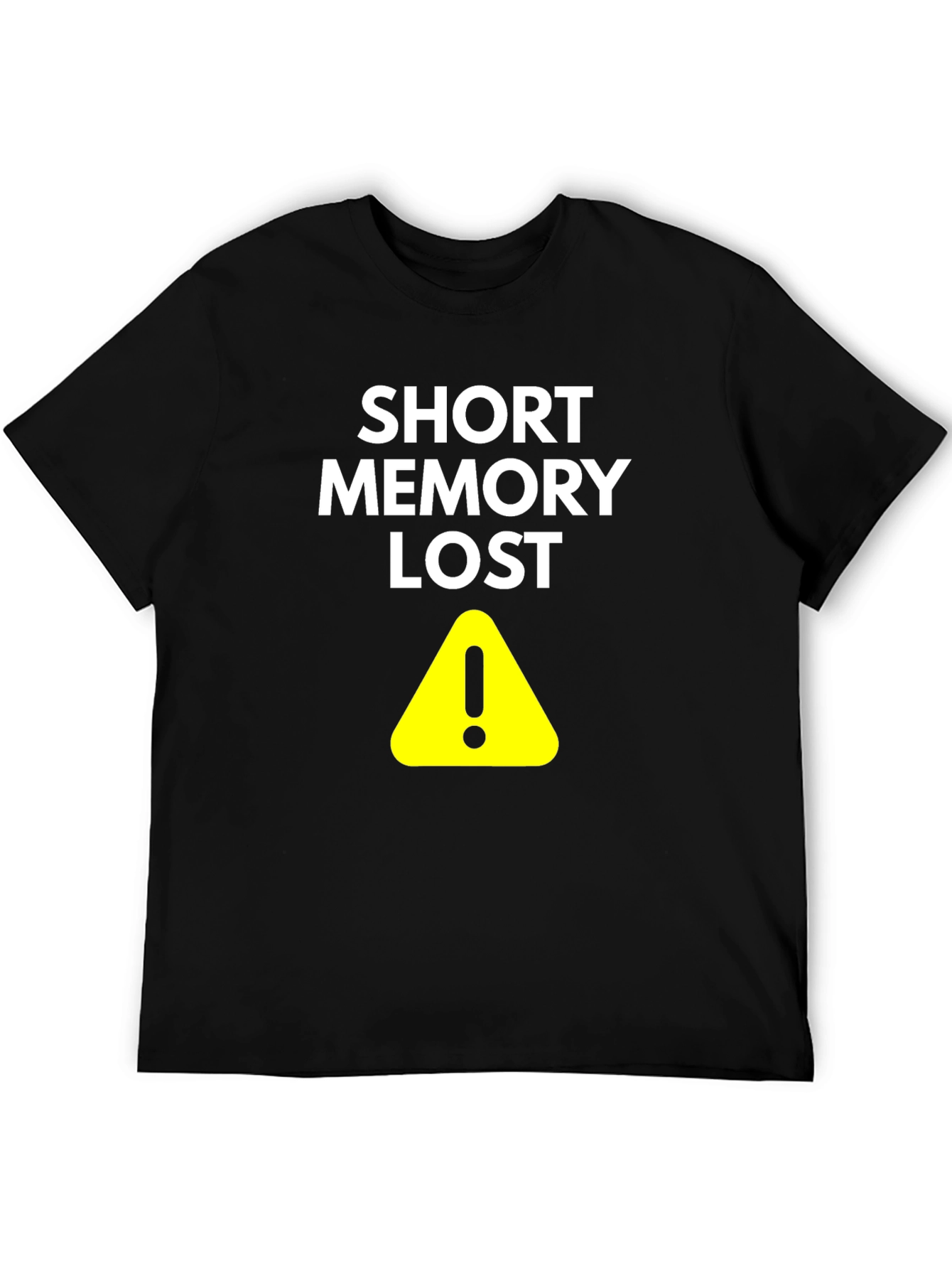 Short Memory Lost Mens Black T-Shirt