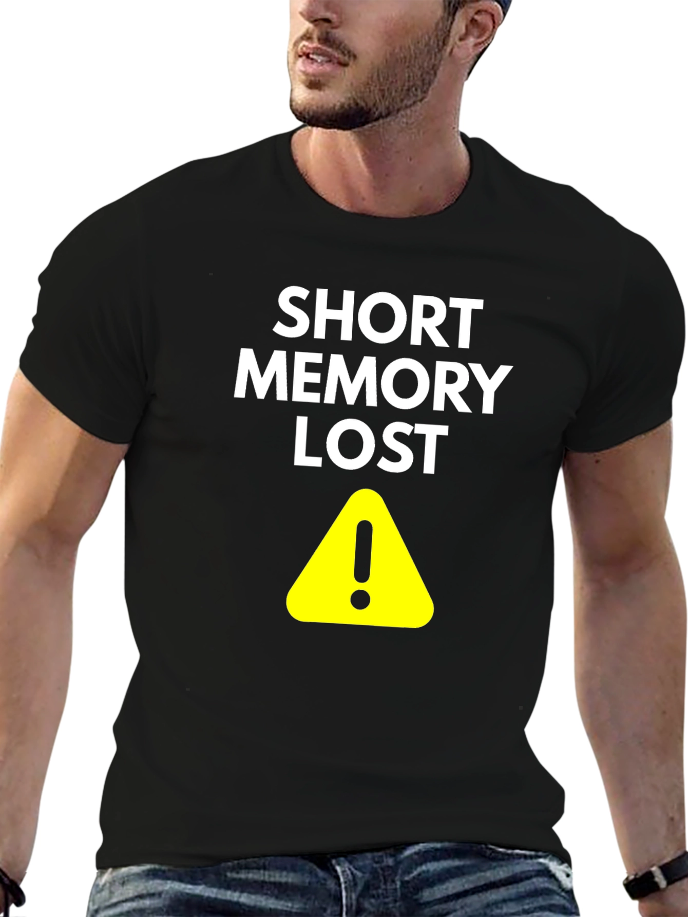 Short Memory Lost Mens Black T-Shirt