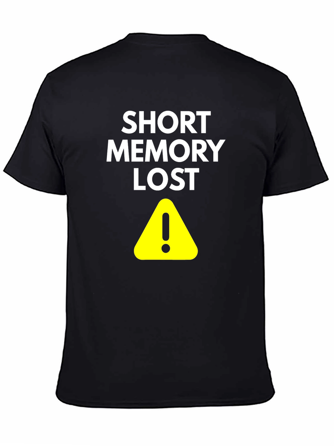 Short Memory Lost Mens Black T-Shirt