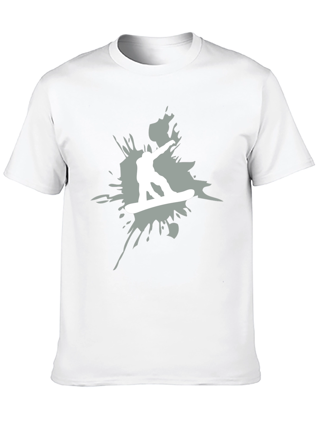Snowboarder Graphic T-Shirt - Black