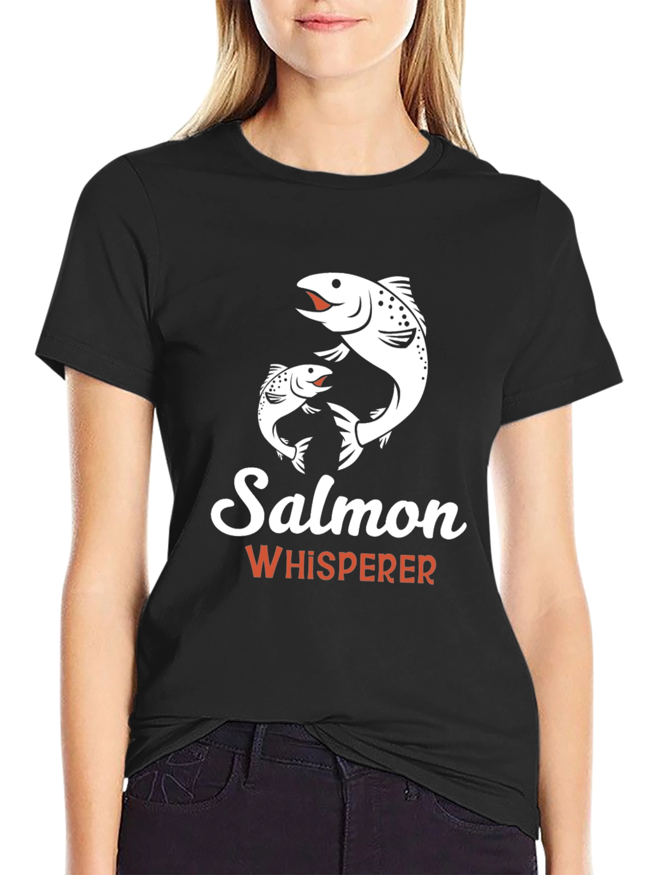 Salmon Whisperer Graphic T-Shirt - Fishing Tee