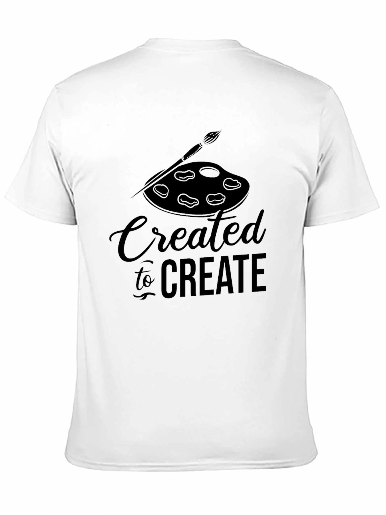 Created to Create Graphic Tee - Black T-Shirt