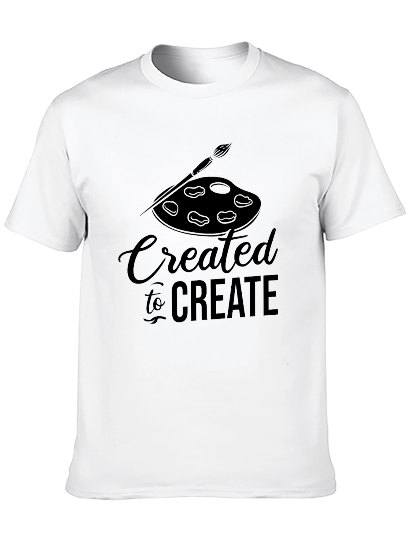 Created to Create Graphic Tee - Black T-Shirt
