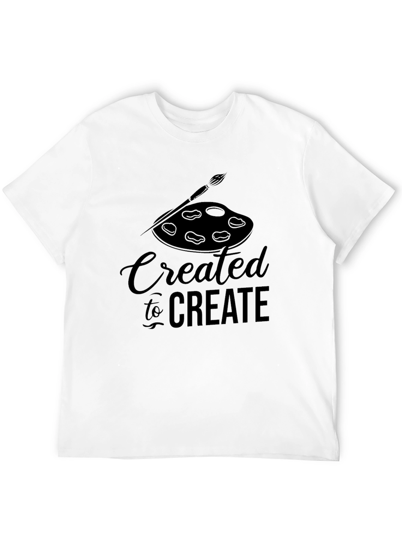 Created to Create Graphic Tee - Black T-Shirt