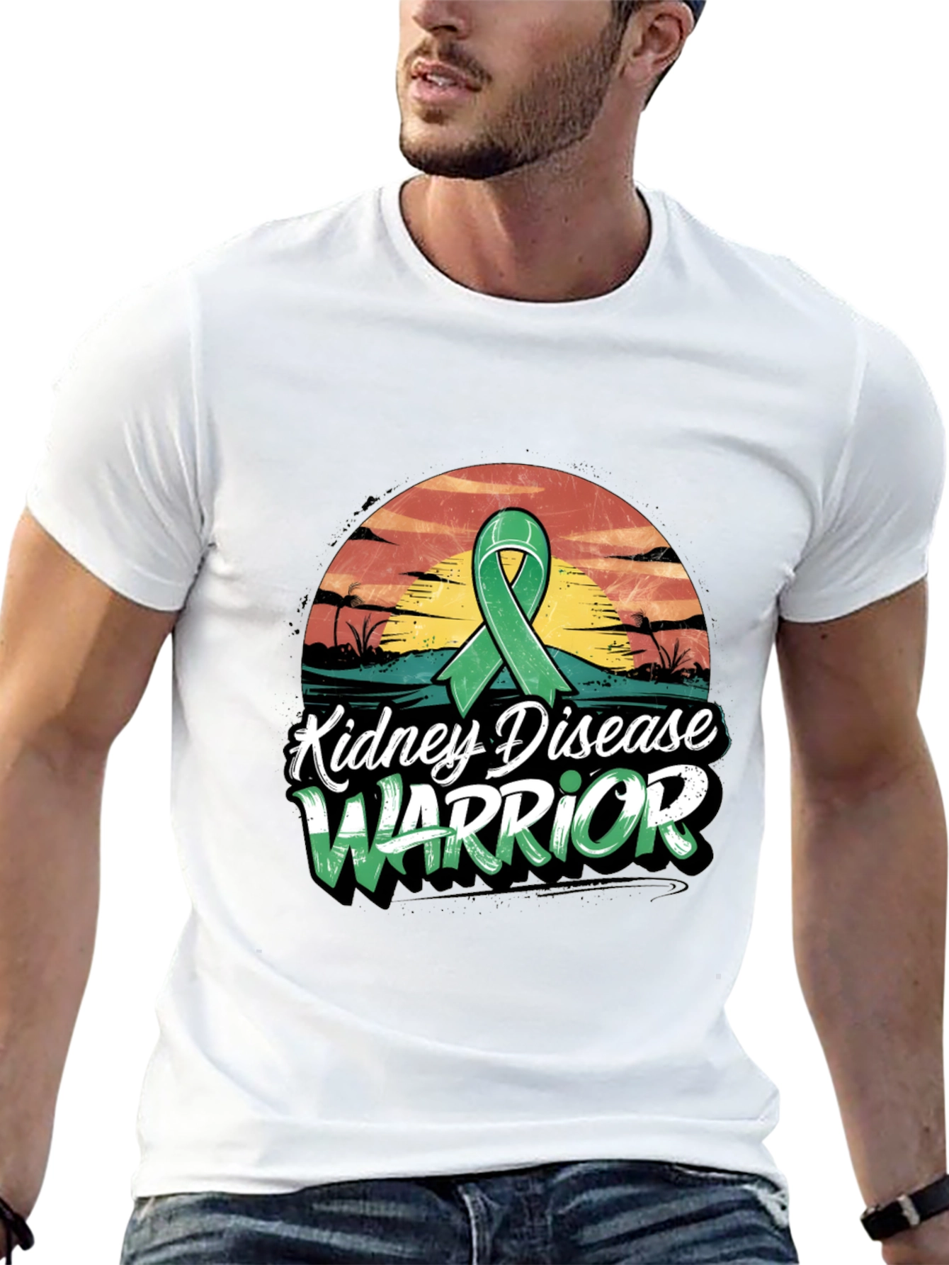 Kidney Disease Warrior Ribbon T-Shirt