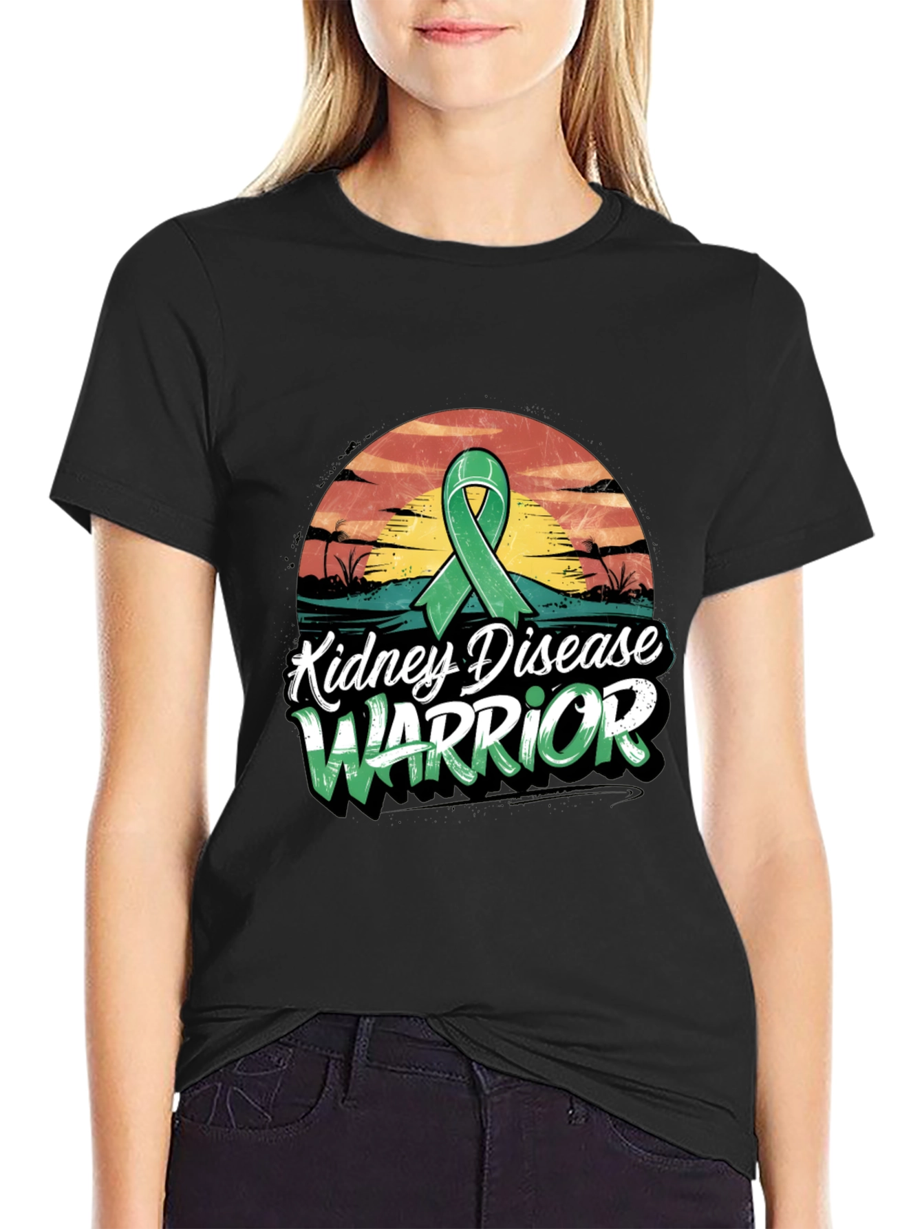 Kidney Disease Warrior Ribbon T-Shirt