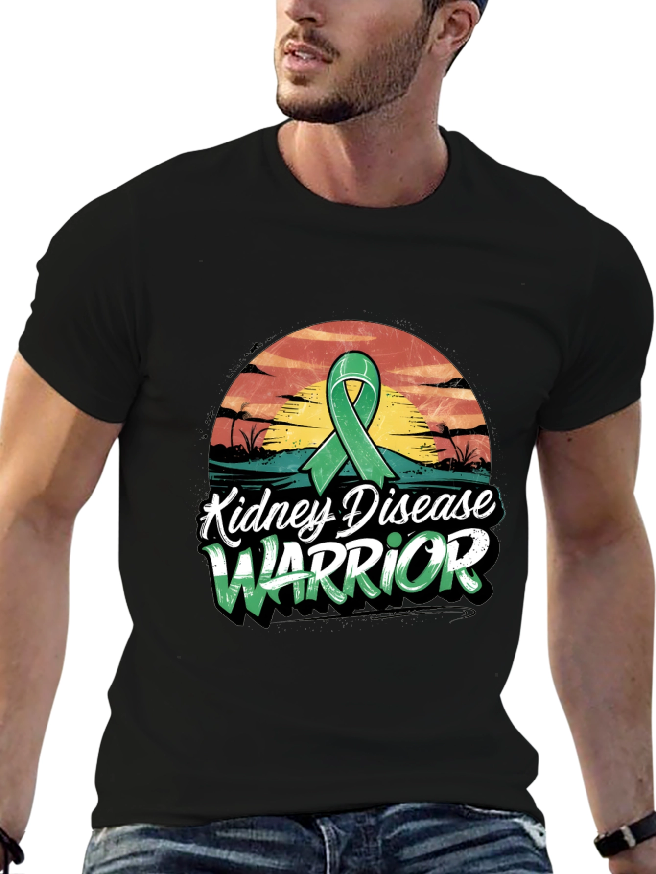 Kidney Disease Warrior Ribbon T-Shirt