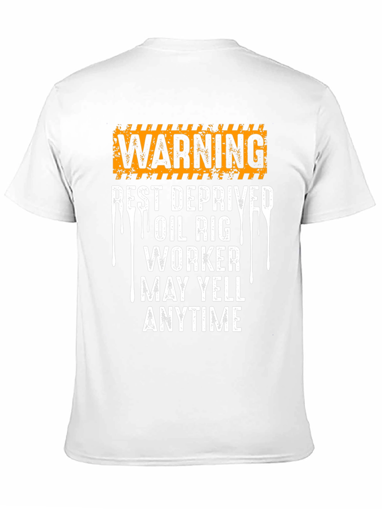Warning Rest Deprived Oil Rig Worker T-Shirt