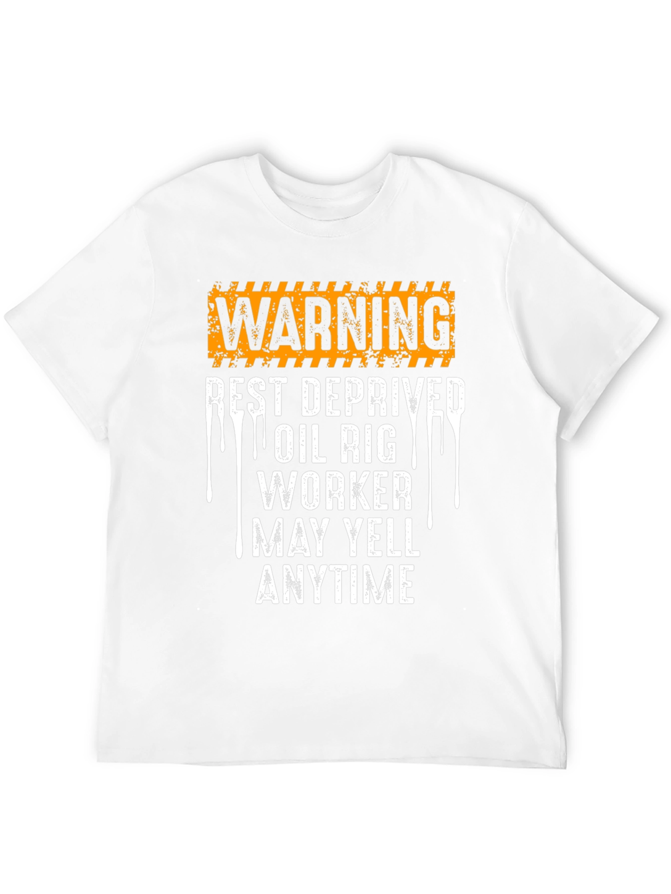 Warning Rest Deprived Oil Rig Worker T-Shirt