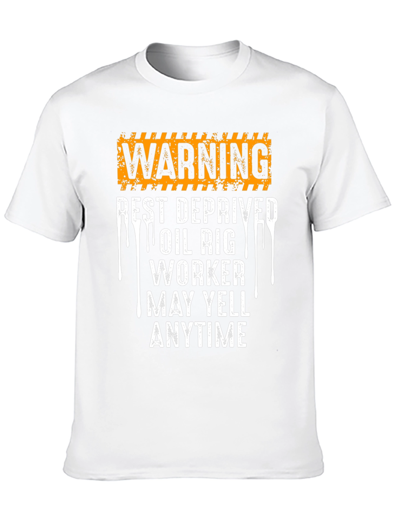 Warning Rest Deprived Oil Rig Worker T-Shirt