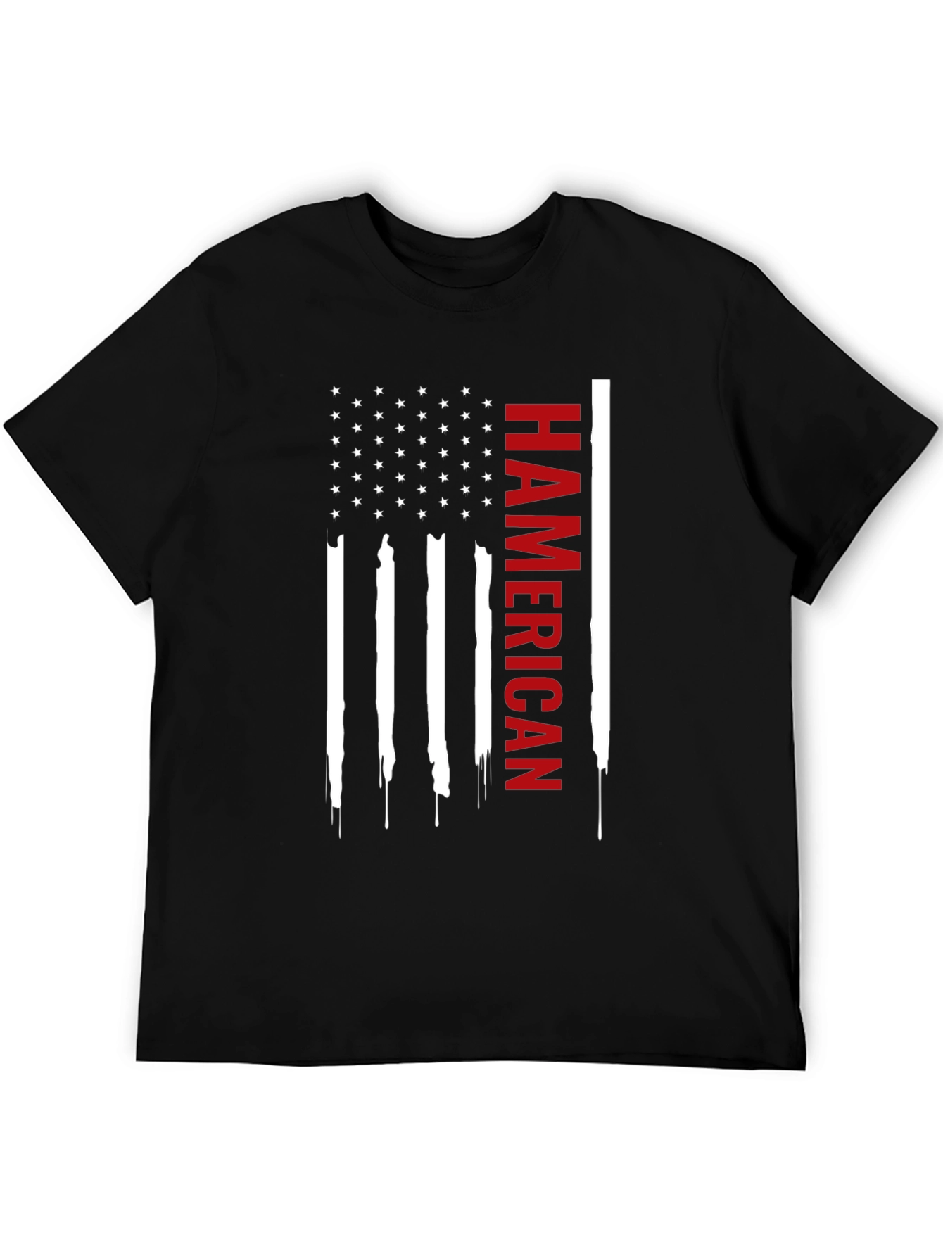 Hamercian Flag Graphic Tee - Patriotic Pride