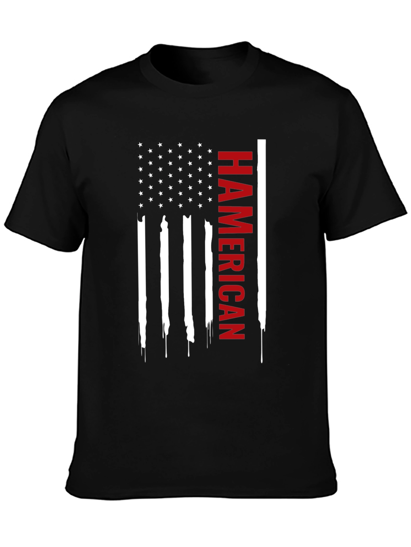 Hamercian Flag Graphic Tee - Patriotic Pride