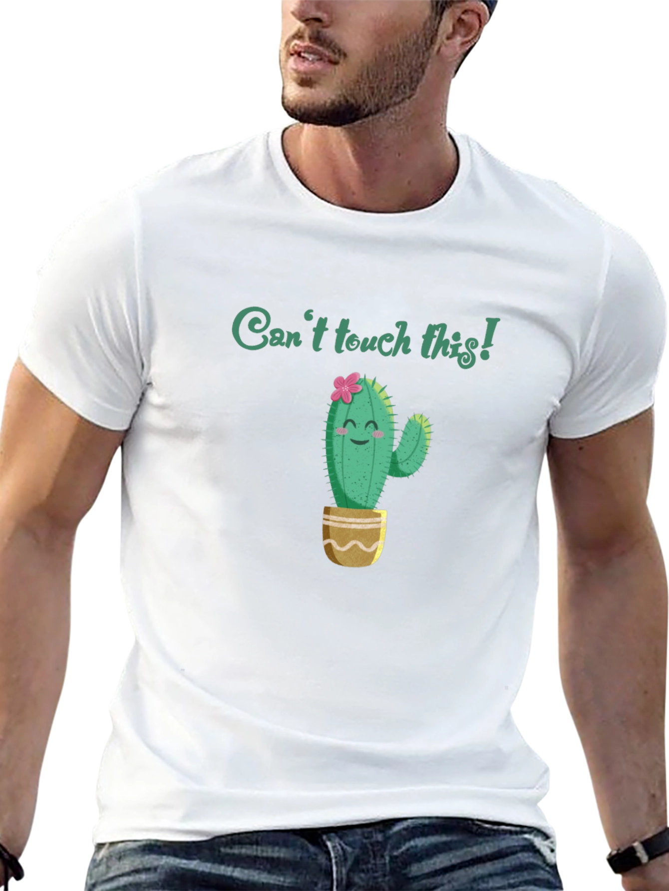 Cant Touch This Cactus T-Shirt - Funny Graphic Tee