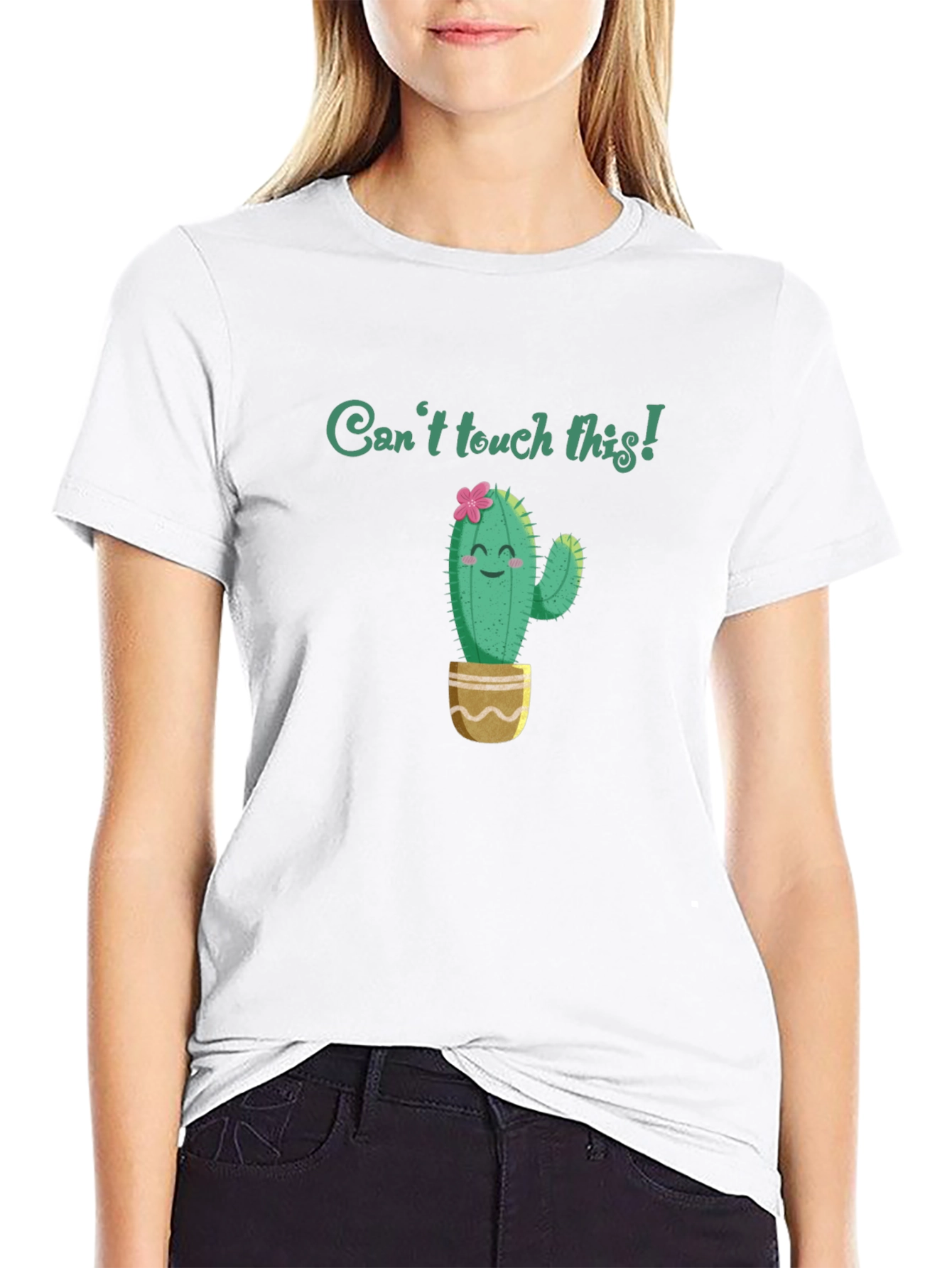 Cant Touch This Cactus T-Shirt - Funny Graphic Tee