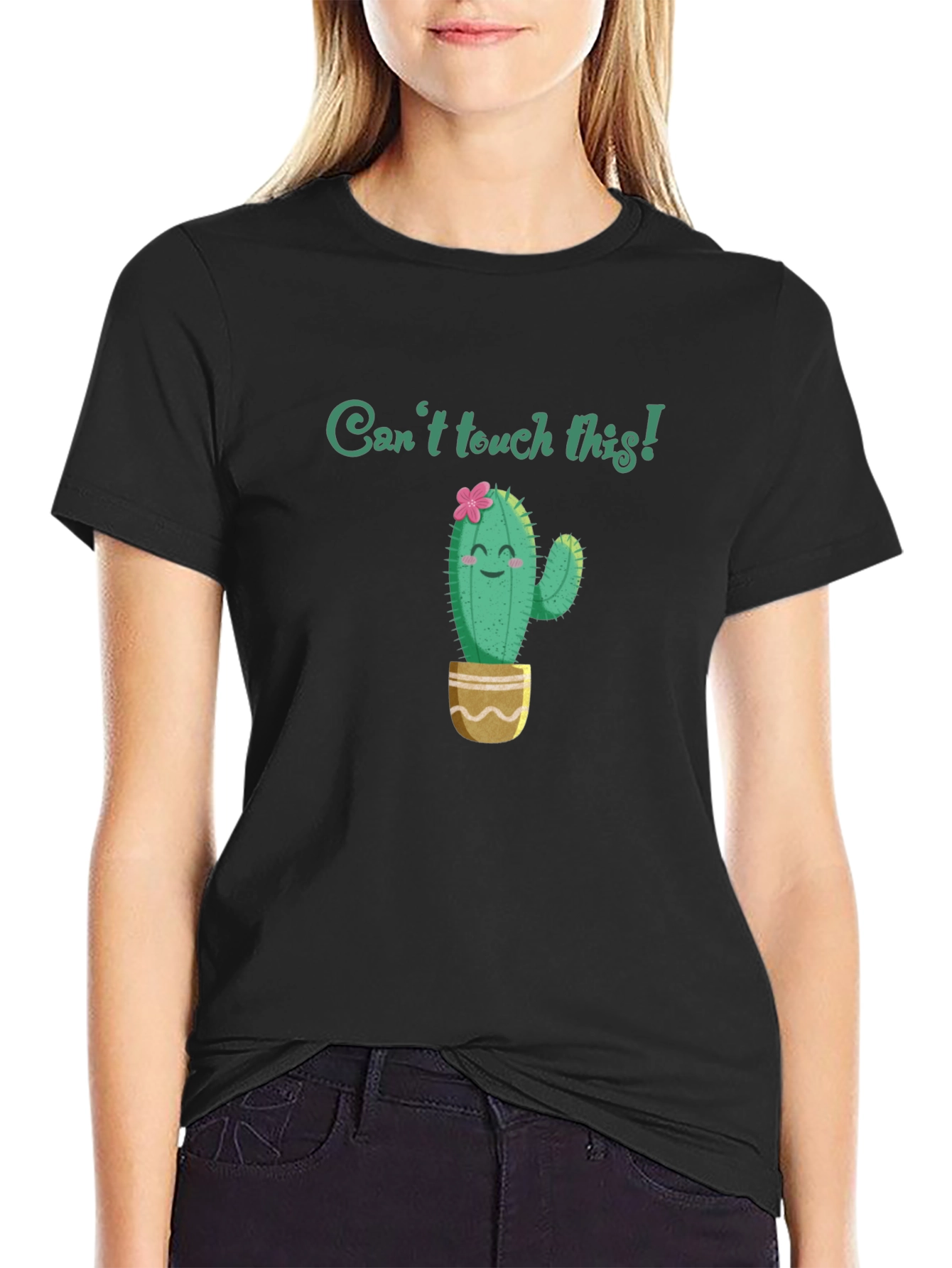 Cant Touch This Cactus T-Shirt - Funny Graphic Tee