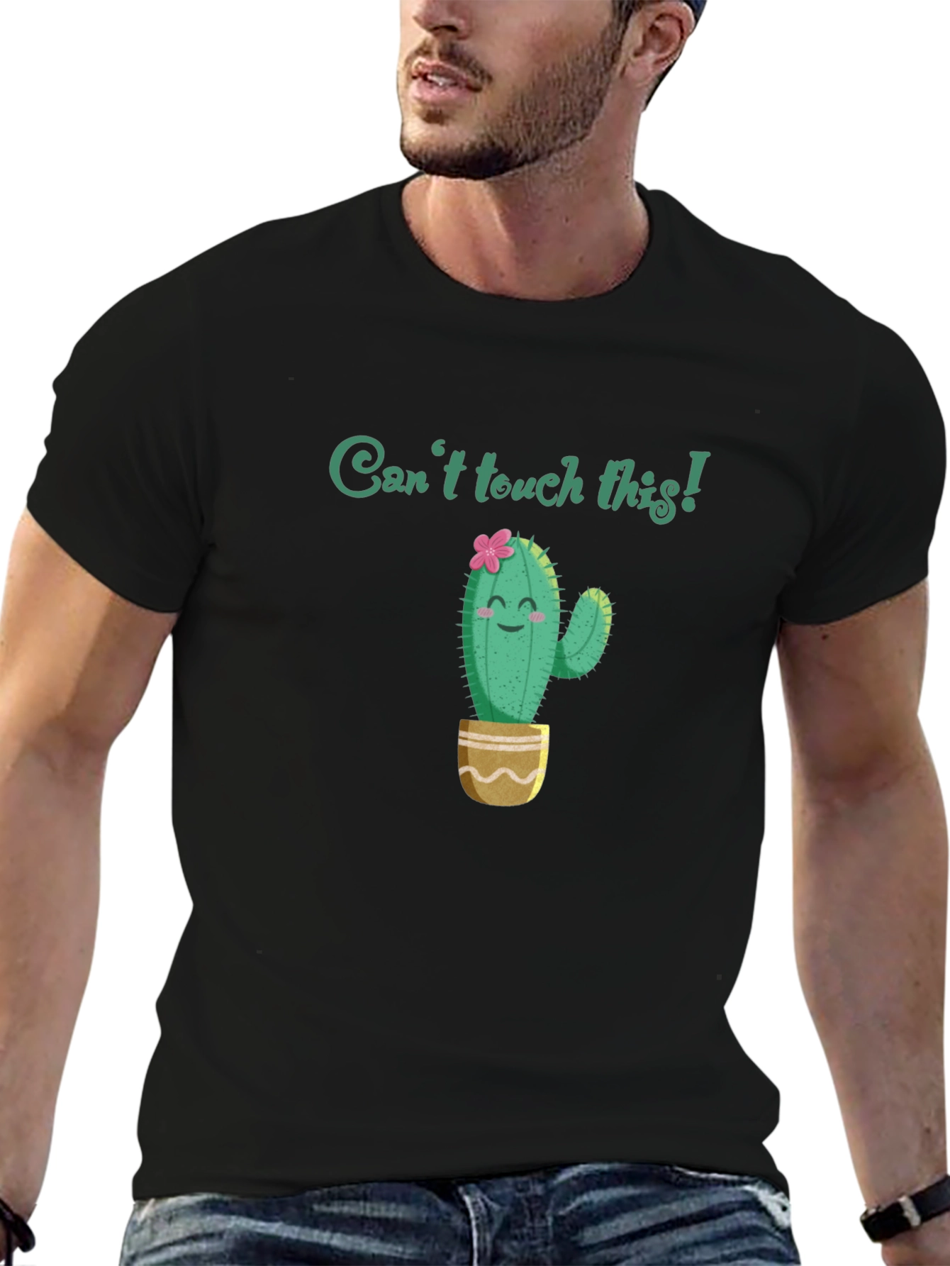 Cant Touch This Cactus T-Shirt - Funny Graphic Tee