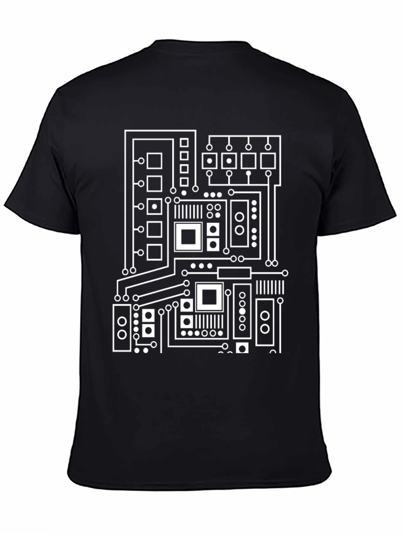 Circuit Board Graphic Tee - Modern Tech T-Shirt