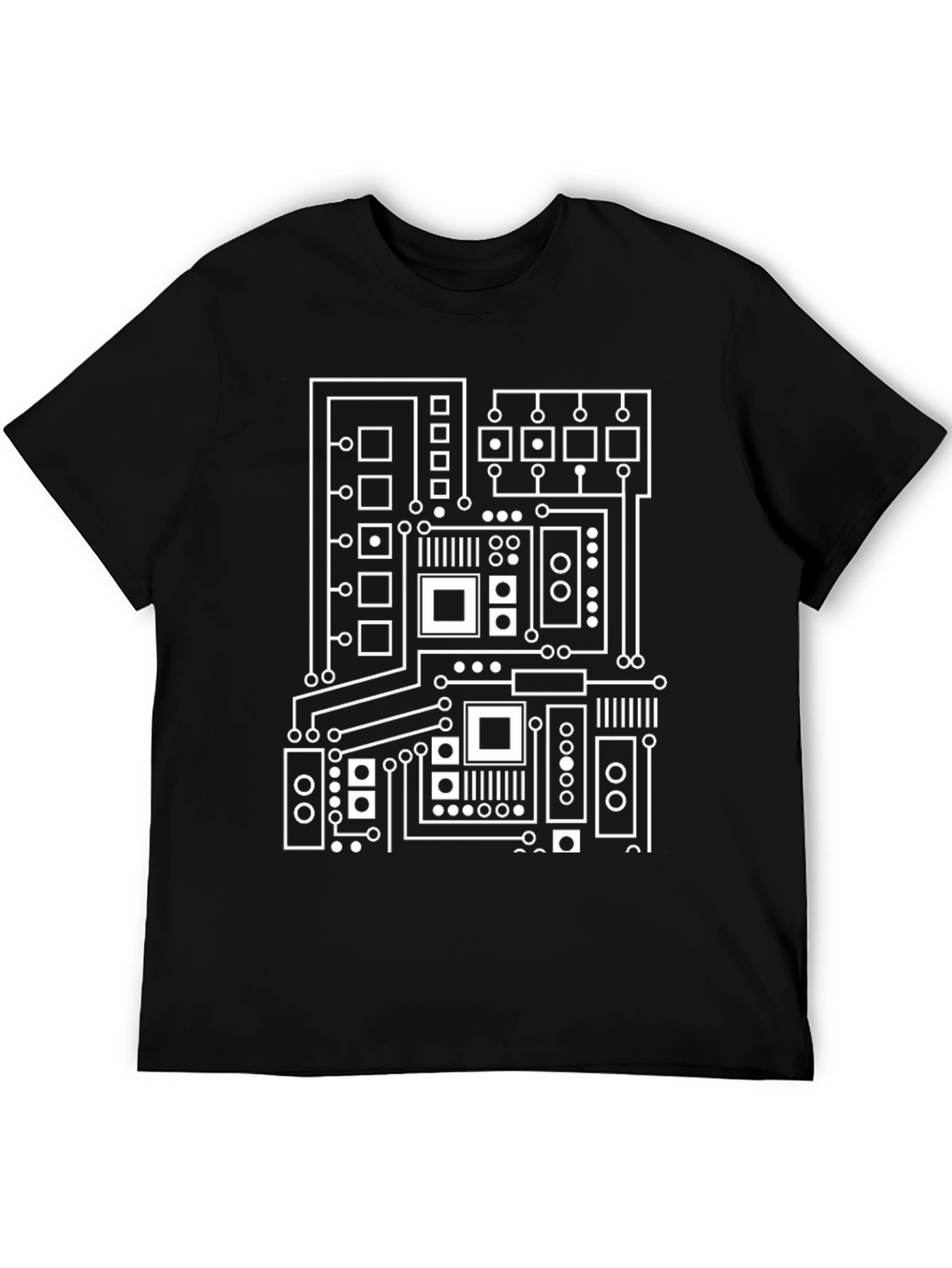 Circuit Board Graphic Tee - Modern Tech T-Shirt